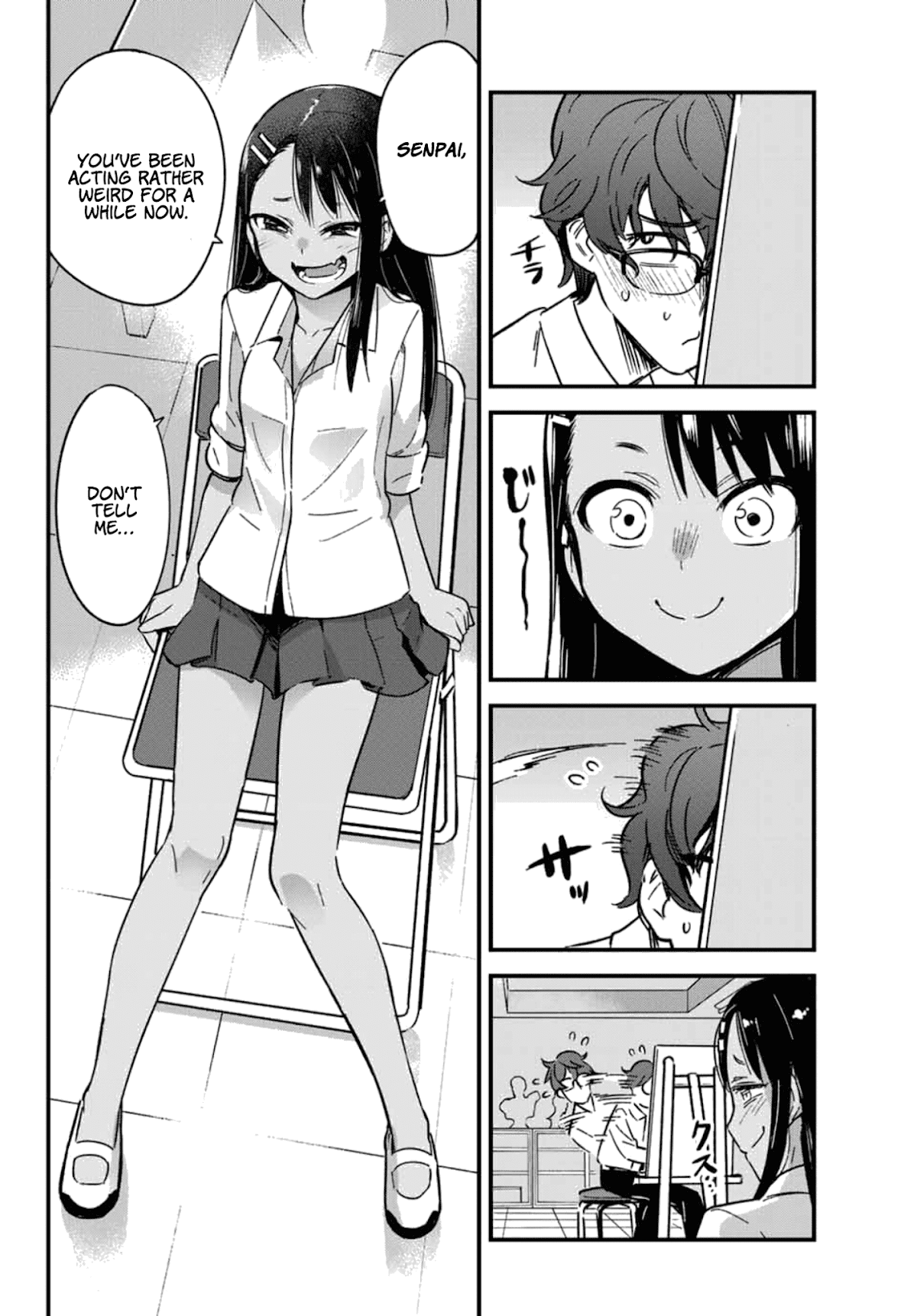 Please don't bully me, Nagatoro Chapter 2 page 8 - Chapter 2: "Watching you is so fun!"