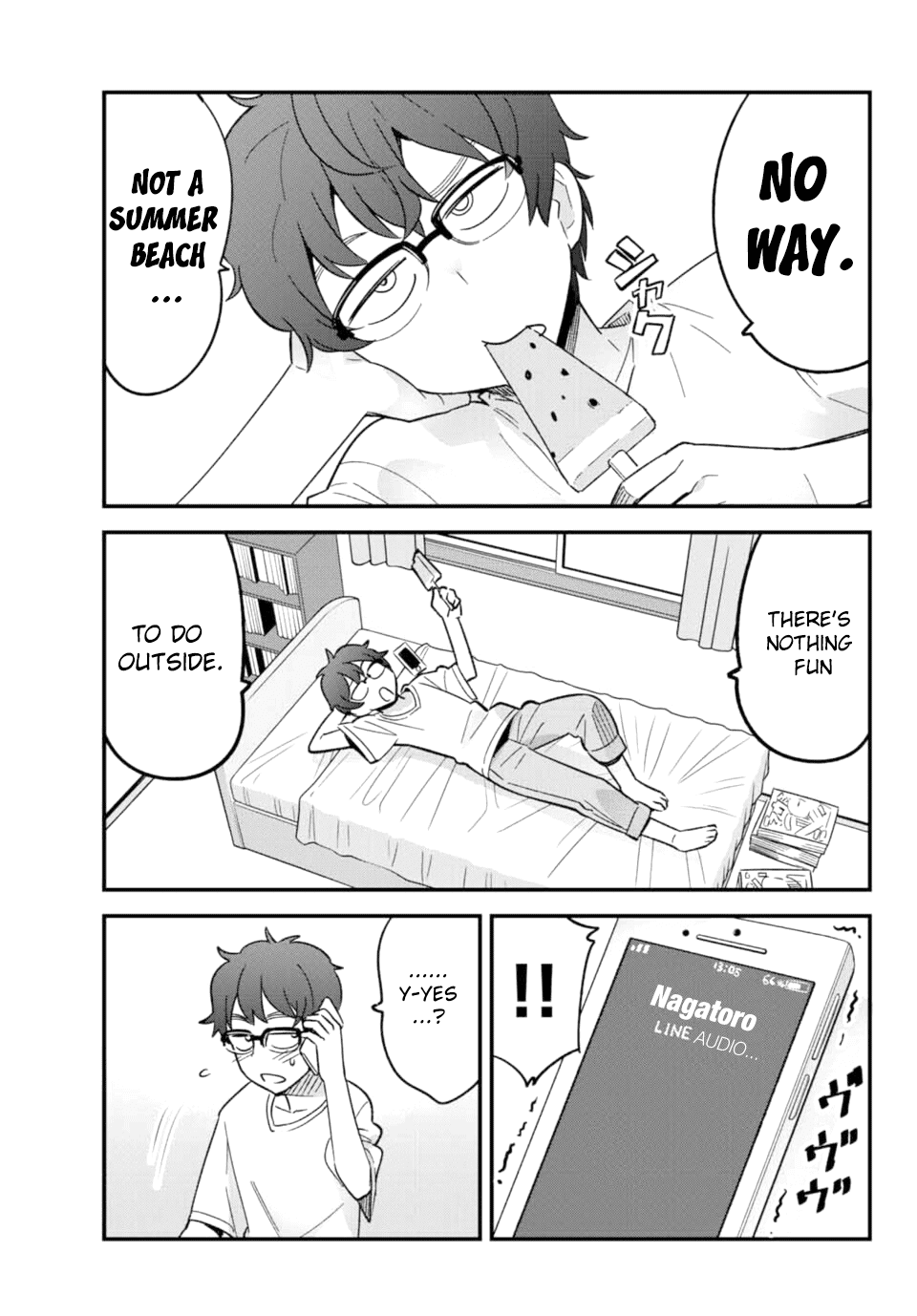 Please don't bully me, Nagatoro Chapter 22 page 3 - Chapter 22: Senpai! Let's go to the sea~!!