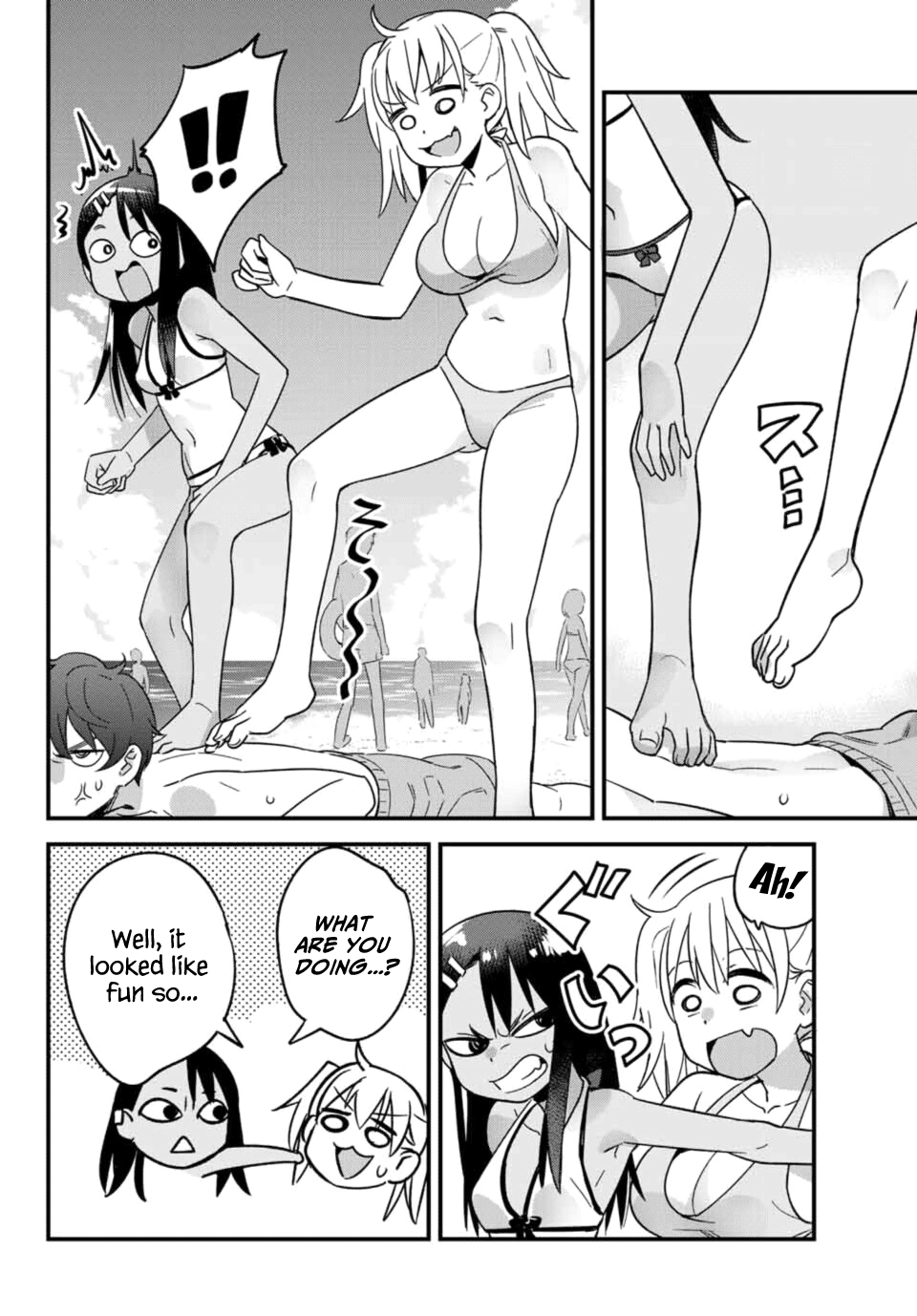 Please don't bully me, Nagatoro Chapter 23 page 14 - Chapter 23: I'll rub it on for you♥ Senpai