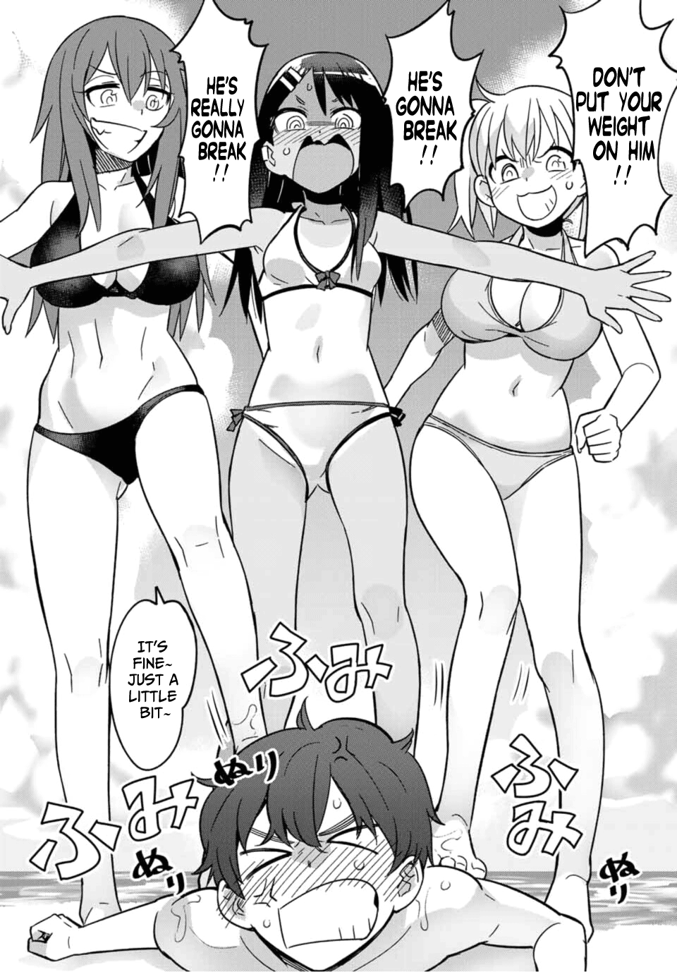 Please don't bully me, Nagatoro Chapter 23 page 16 - Chapter 23: I'll rub it on for you♥ Senpai