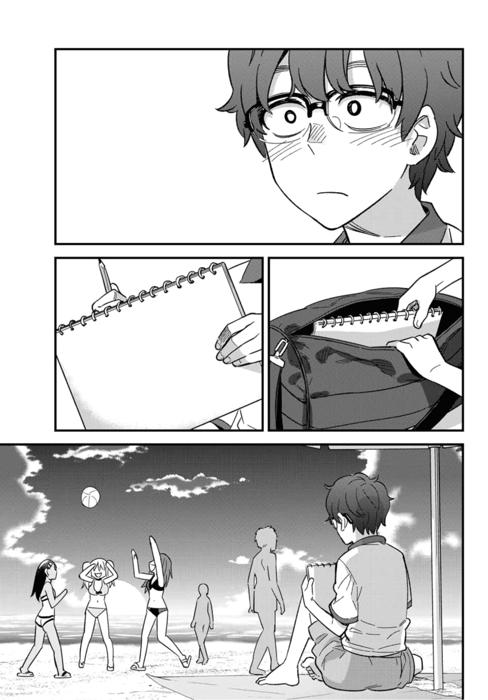 Please don't bully me, Nagatoro Chapter 23 page 21 - Chapter 23: I'll rub it on for you♥ Senpai