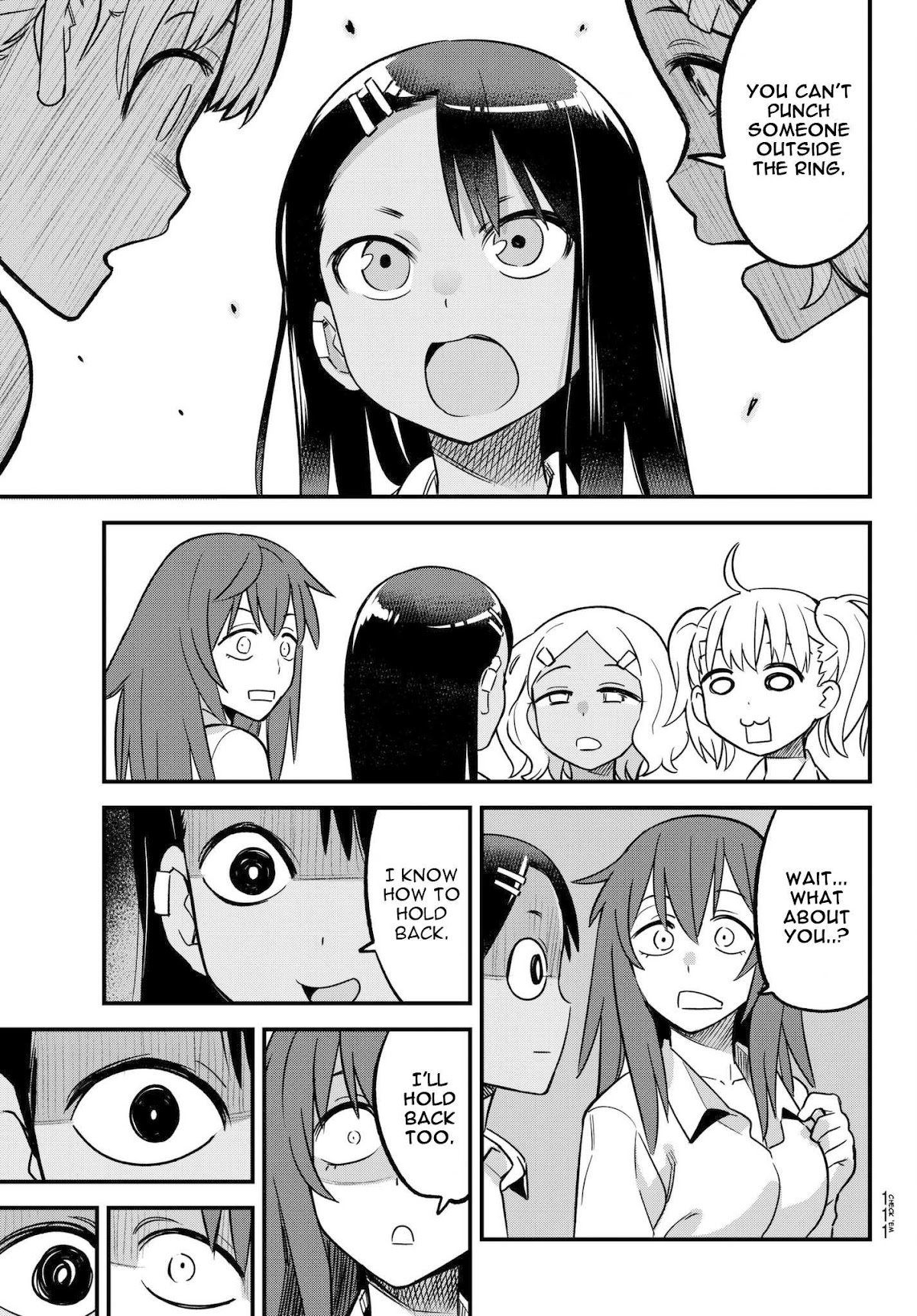 Please don't bully me, Nagatoro Chapter 27.5 page 7 - Chapter 27.5: Senpai, Stand Up!