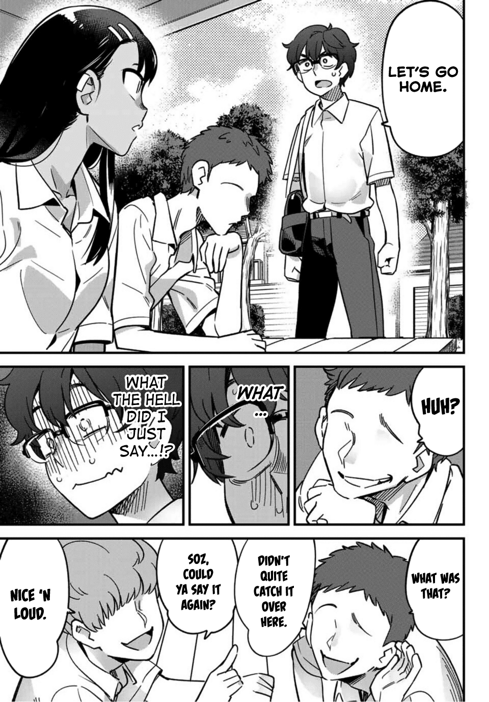 Please don't bully me, Nagatoro Chapter 27 page 11 - Chapter 27: Let's Go Home, Senpai!