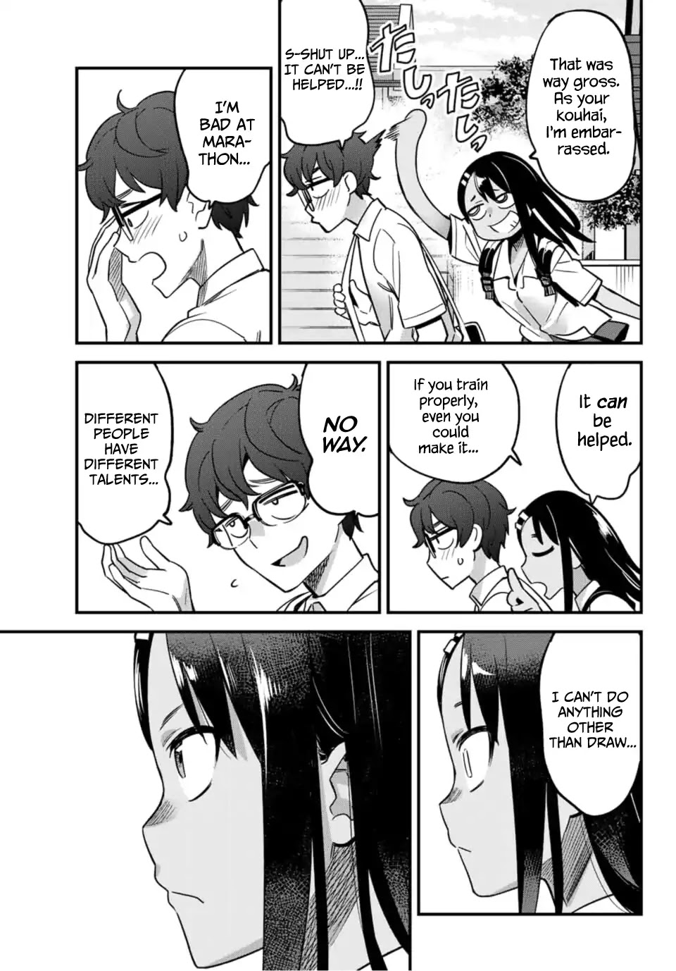 Please don't bully me, Nagatoro Chapter 28 page 3 - Chapter 28: I saw that, Senpai...