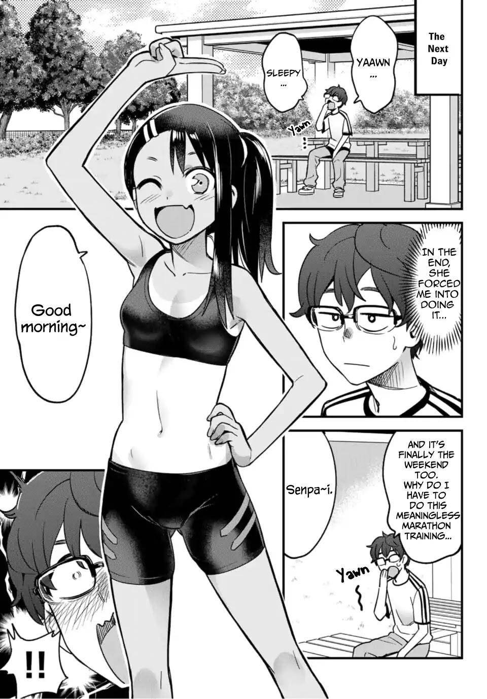 Please don't bully me, Nagatoro Chapter 28 page 5 - Chapter 28: I saw that, Senpai...