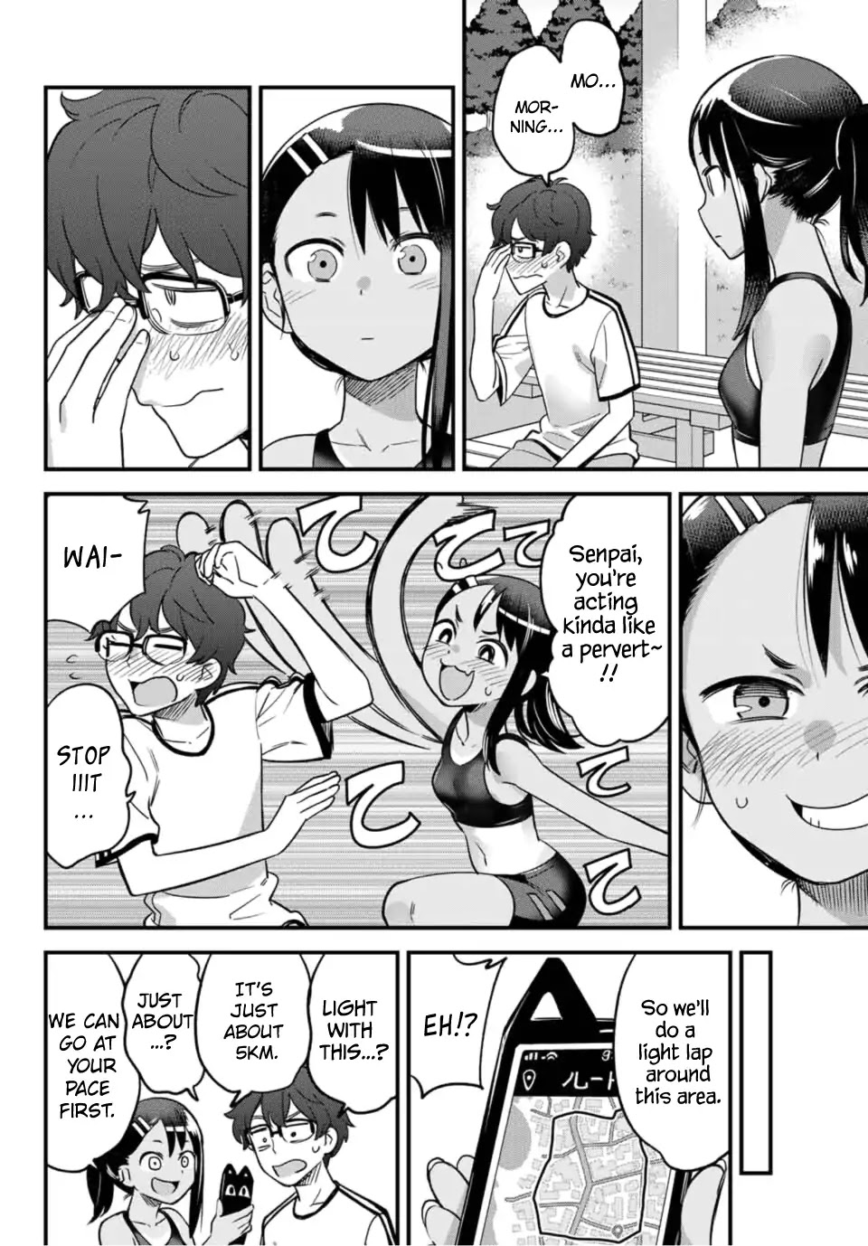Please don't bully me, Nagatoro Chapter 28 page 6 - Chapter 28: I saw that, Senpai...