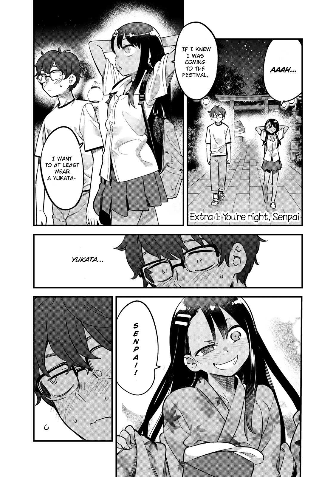Please don't bully me, Nagatoro Chapter 30.5 page 4 - Chapter 30.5: Volume 4 Extras