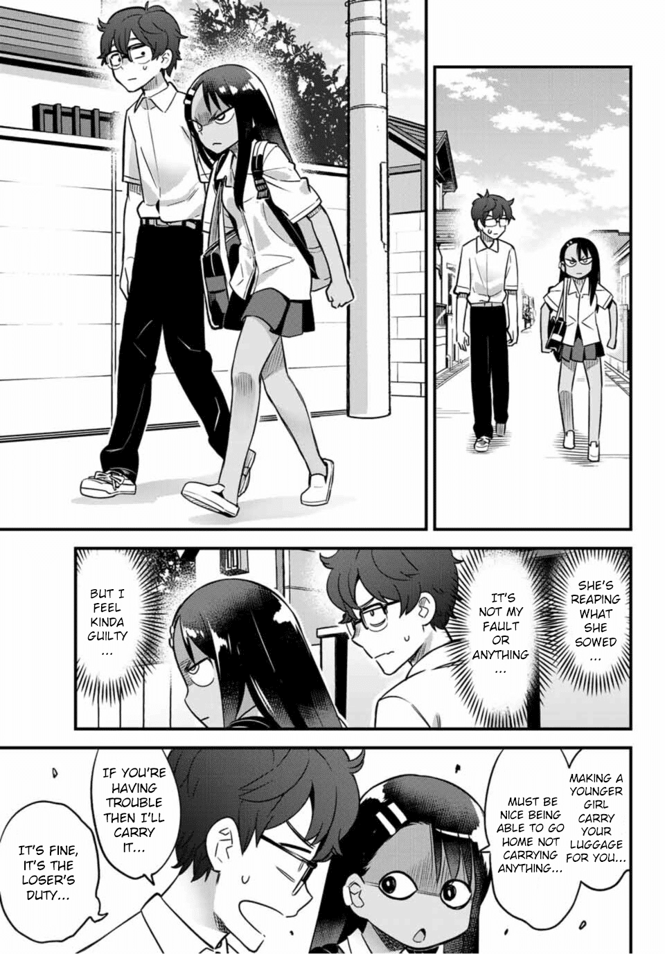 Please don't bully me, Nagatoro Chapter 30 page 3 - Chapter 30: Let's play rock, paper, scissors, senpai