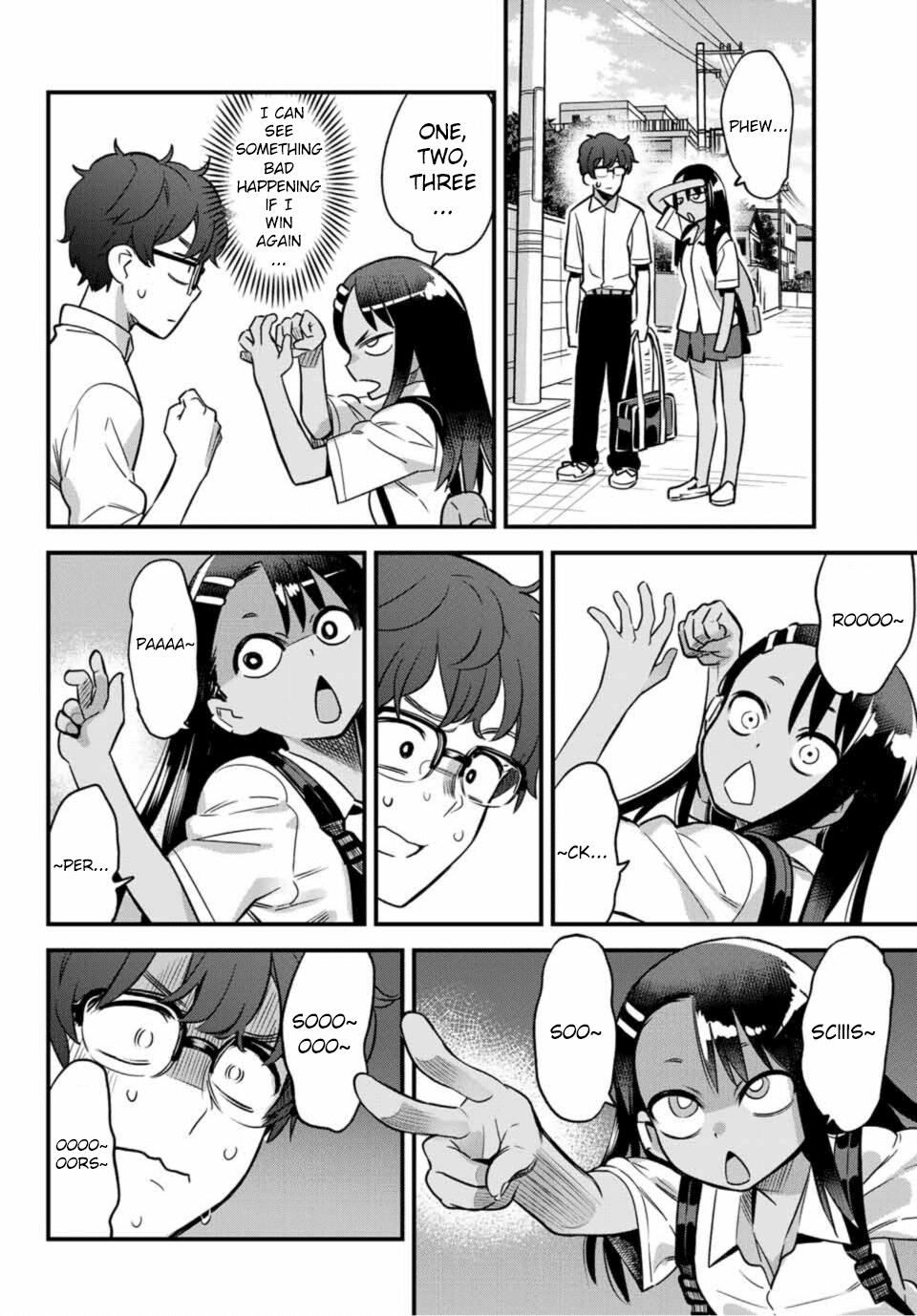 Please don't bully me, Nagatoro Chapter 30 page 4 - Chapter 30: Let's play rock, paper, scissors, senpai