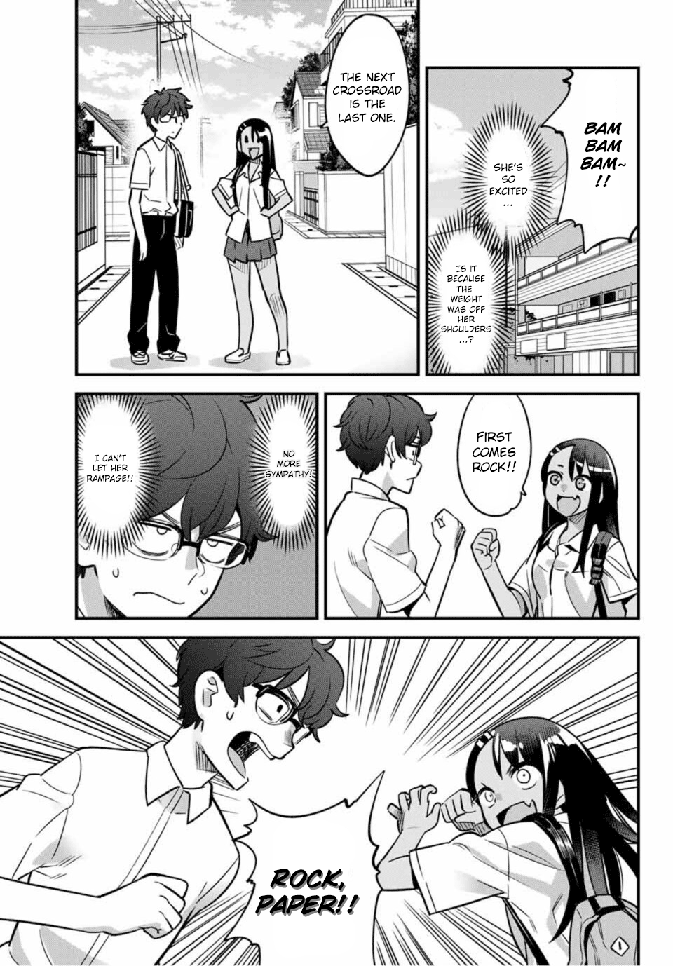 Please don't bully me, Nagatoro Chapter 30 page 7 - Chapter 30: Let's play rock, paper, scissors, senpai