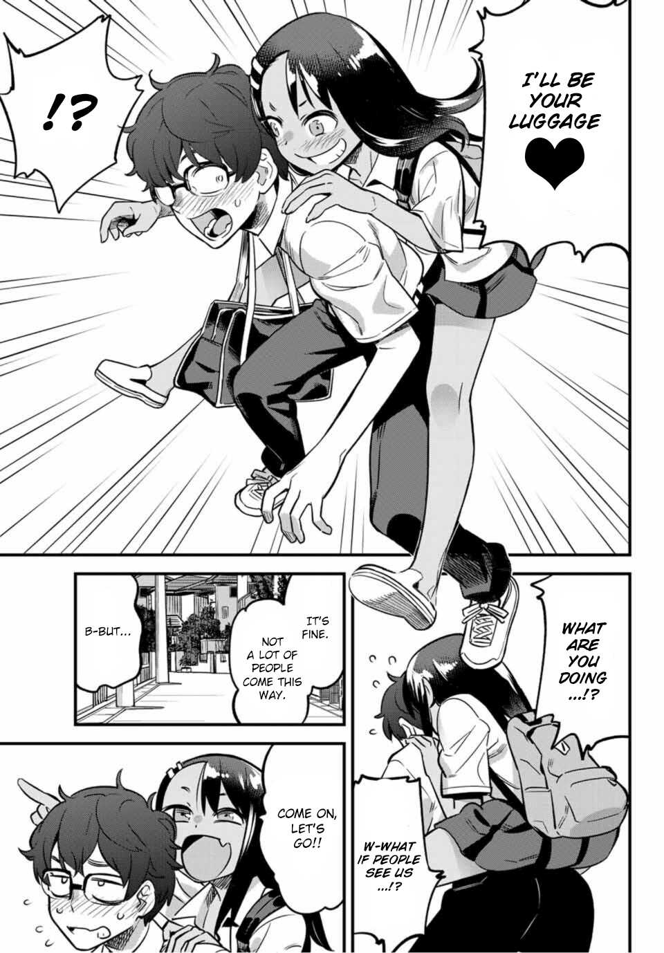 Please don't bully me, Nagatoro Chapter 30 page 9 - Chapter 30: Let's play rock, paper, scissors, senpai