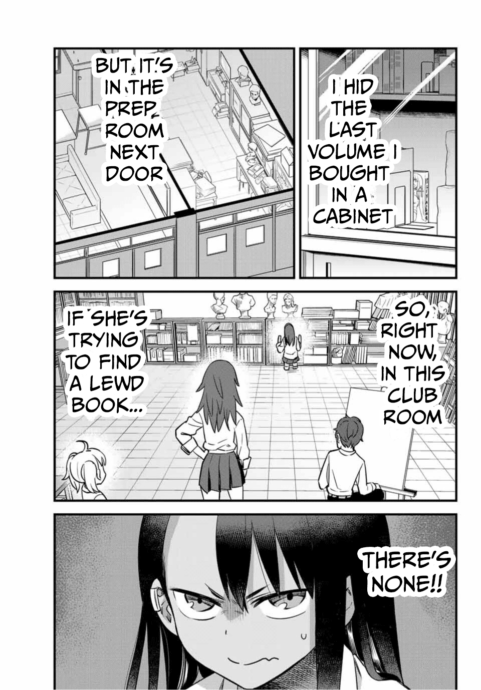 Please don't bully me, Nagatoro Chapter 32 page 13 - Chapter 32: Senpai is a quiet pervert