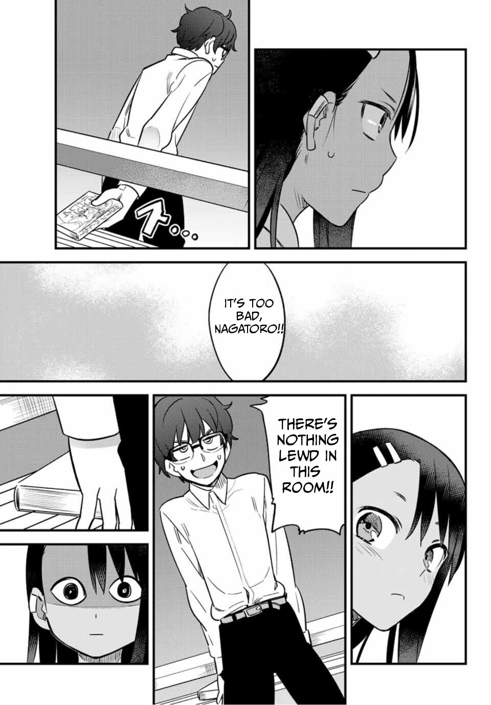 Please don't bully me, Nagatoro Chapter 32 page 17 - Chapter 32: Senpai is a quiet pervert