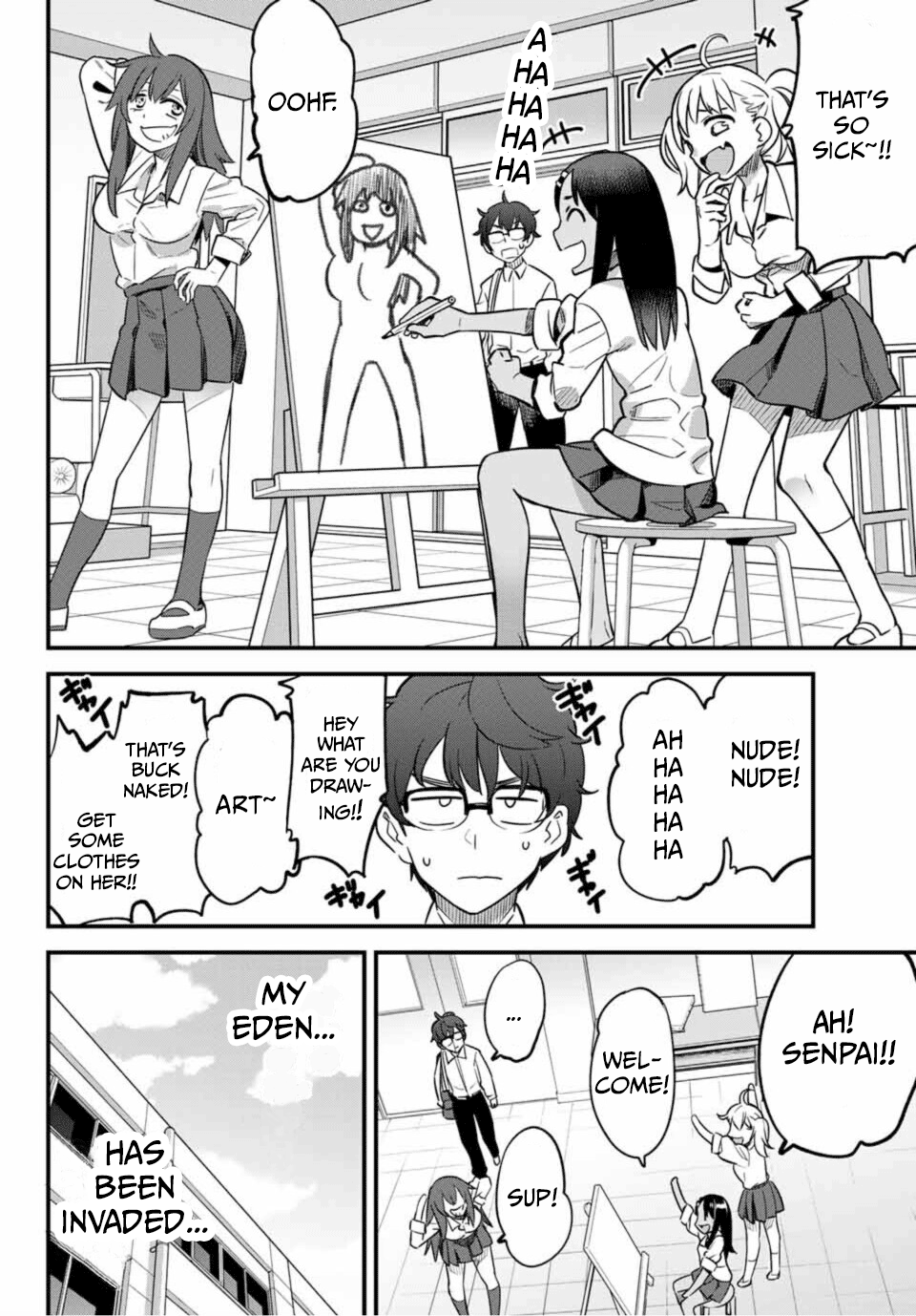 Please don't bully me, Nagatoro Chapter 32 page 2 - Chapter 32: Senpai is a quiet pervert