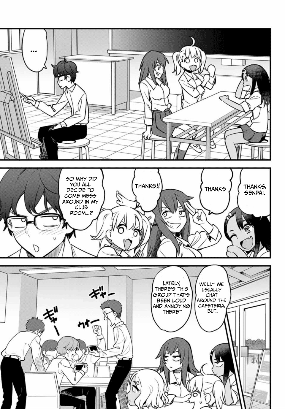 Please don't bully me, Nagatoro Chapter 32 page 3 - Chapter 32: Senpai is a quiet pervert