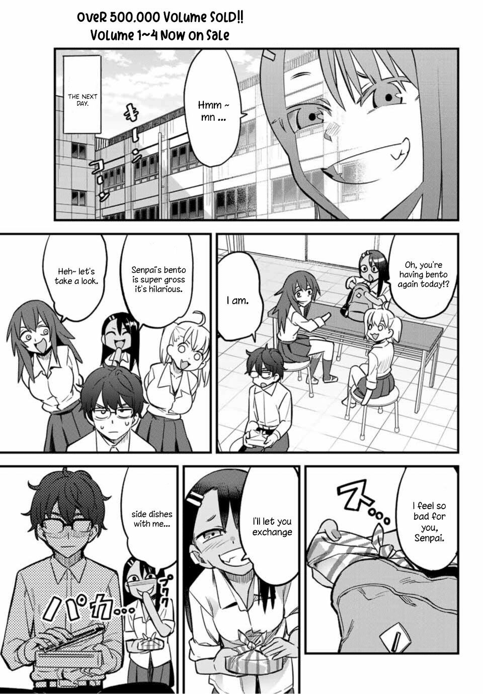 Please don't bully me, Nagatoro Chapter 33 page 4 - Chapter 33: You're having bento, Senpai?