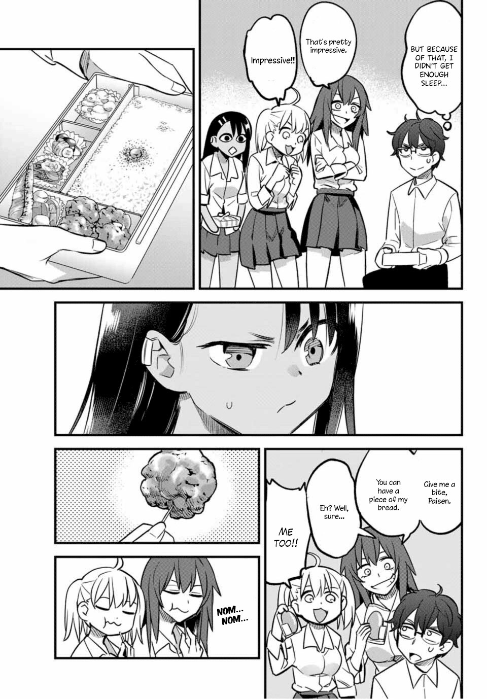 Please don't bully me, Nagatoro Chapter 33 page 6 - Chapter 33: You're having bento, Senpai?