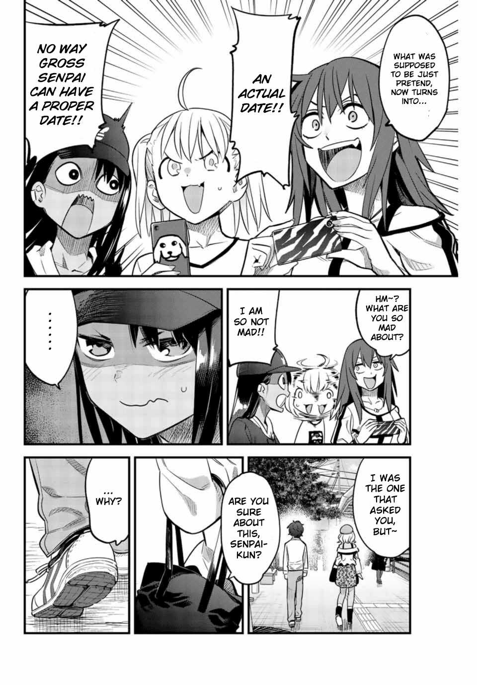 Please don't bully me, Nagatoro Chapter 34 page 12 - Chapter 34: No Way Gross Senpai Can Have a Proper Date!!