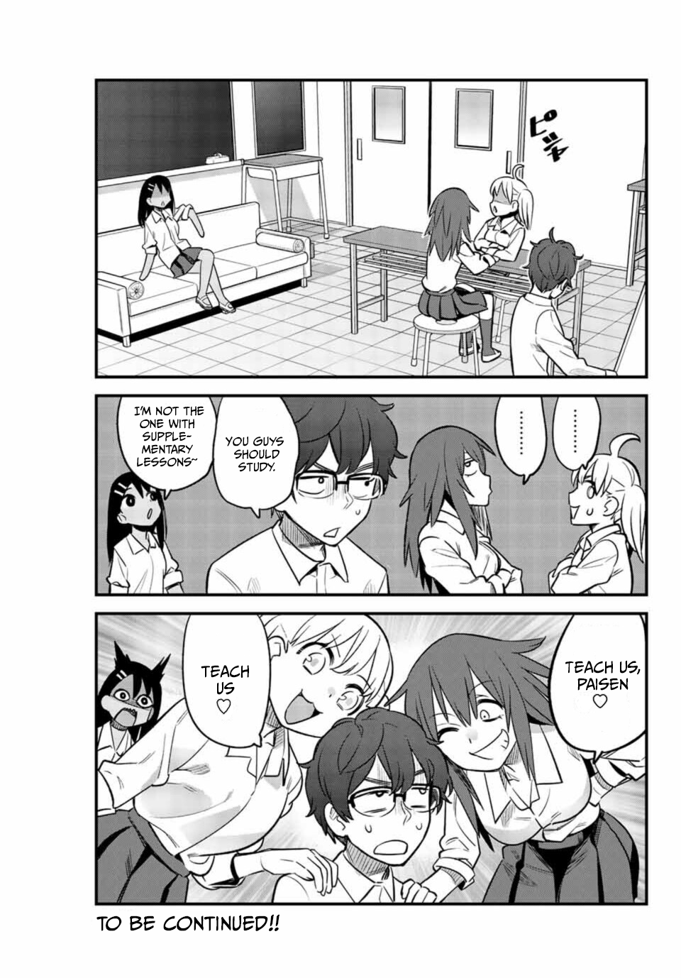 Please don't bully me, Nagatoro Chapter 35 page 9 - Chapter 35: Wouldn't We Become Paisen's Senpai?