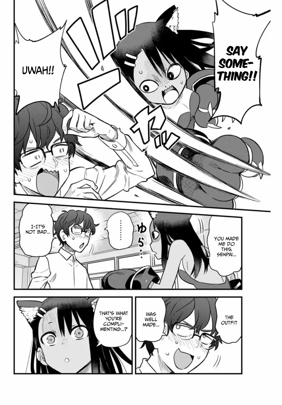 Please don't bully me, Nagatoro Chapter 36 page 12 - Chapter 36: You Made Me Do This, Senpai