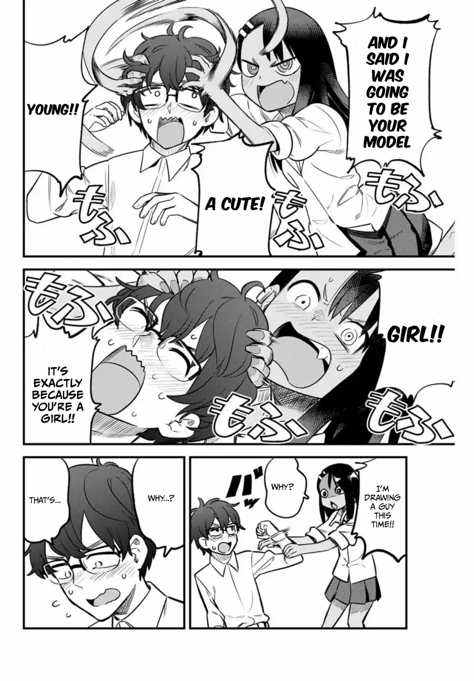 Please don't bully me, Nagatoro Chapter 36 page 4 - Chapter 36: You Made Me Do This, Senpai