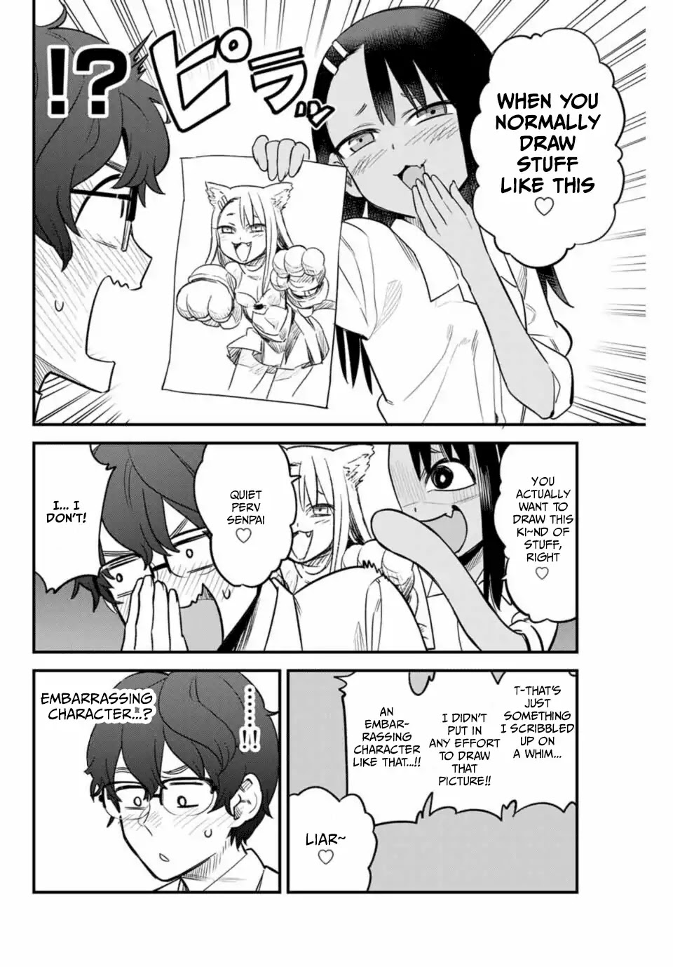 Please don't bully me, Nagatoro Chapter 36 page 6 - Chapter 36: You Made Me Do This, Senpai