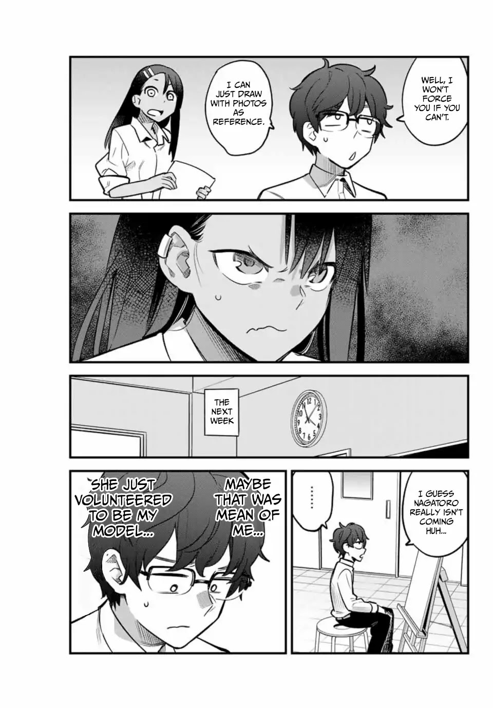 Please don't bully me, Nagatoro Chapter 36 page 9 - Chapter 36: You Made Me Do This, Senpai
