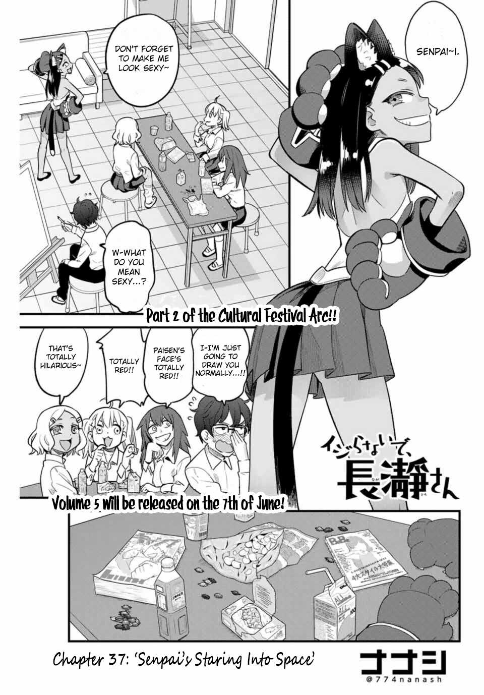 Please don't bully me, Nagatoro Chapter 37 page 1 - Chapter 37: Senpai's Staring Into Space