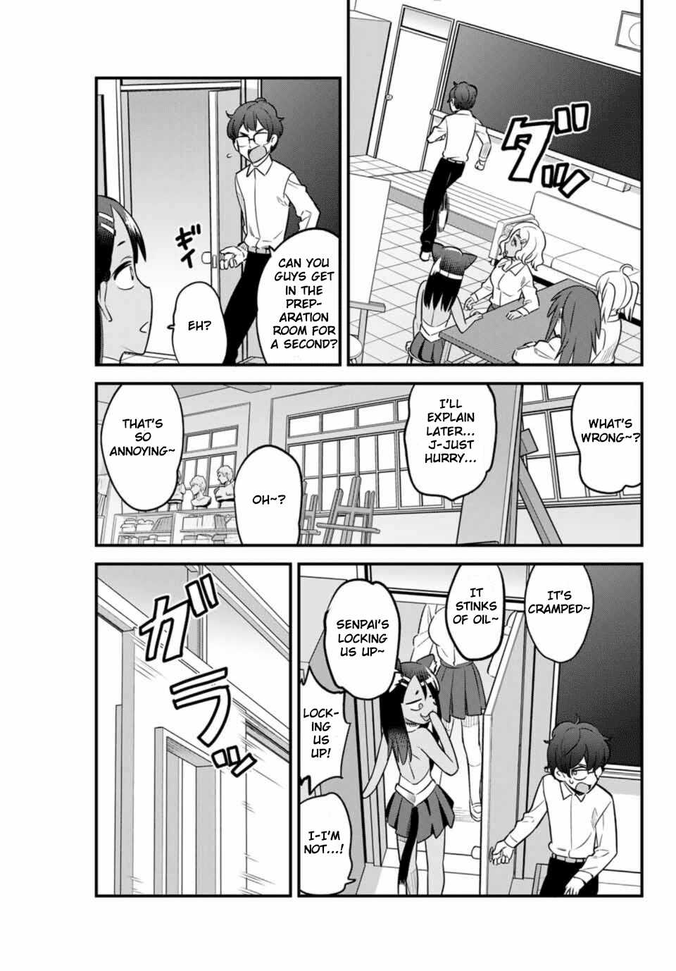 Please don't bully me, Nagatoro Chapter 37 page 13 - Chapter 37: Senpai's Staring Into Space