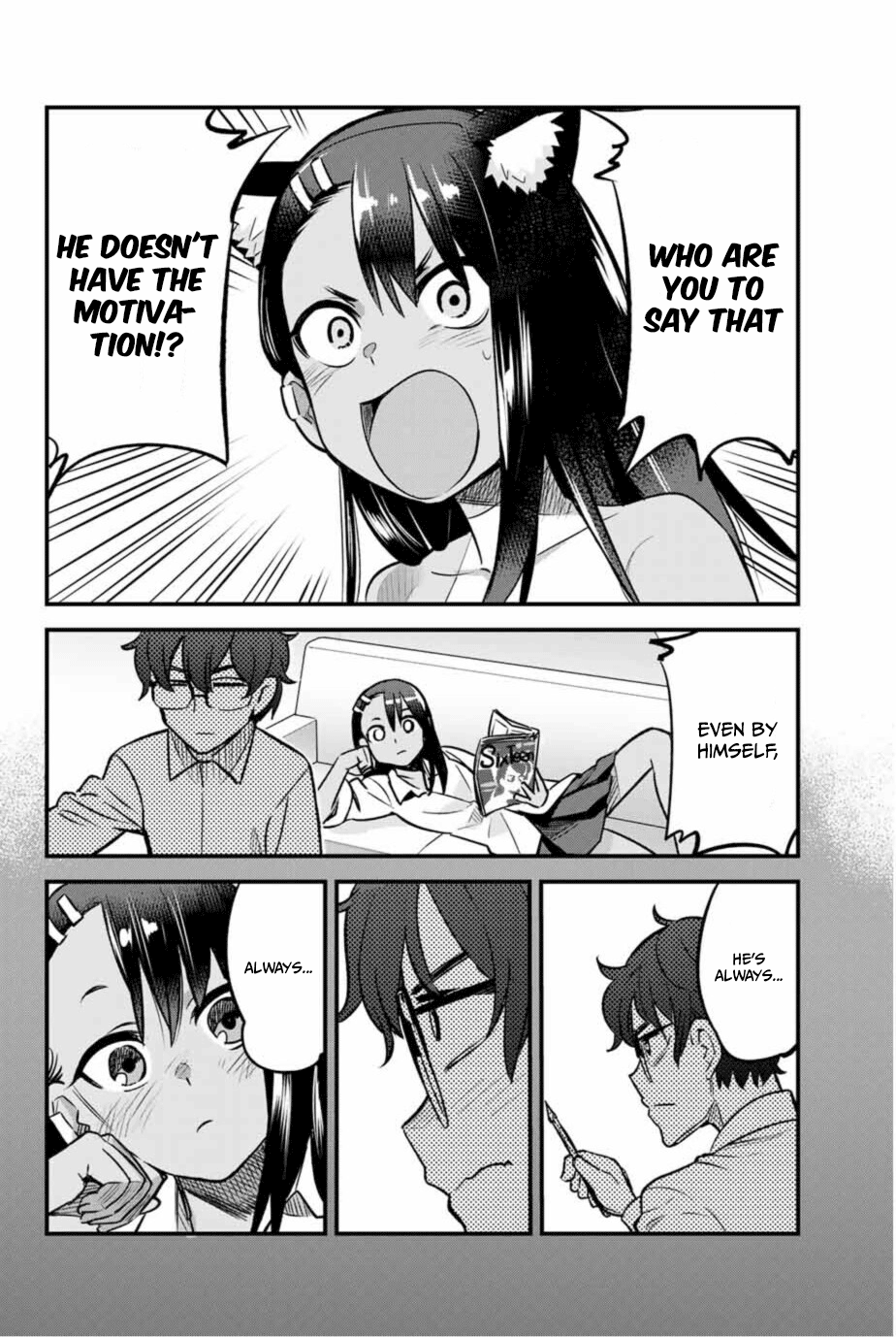Please don't bully me, Nagatoro Chapter 38 page 12 - Chapter 38: Let's Do It, Senpai!!