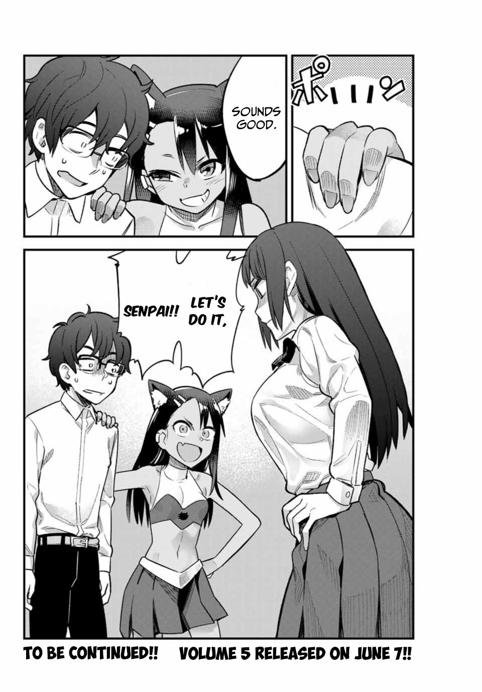 Please don't bully me, Nagatoro Chapter 38 page 16 - Chapter 38: Let's Do It, Senpai!!