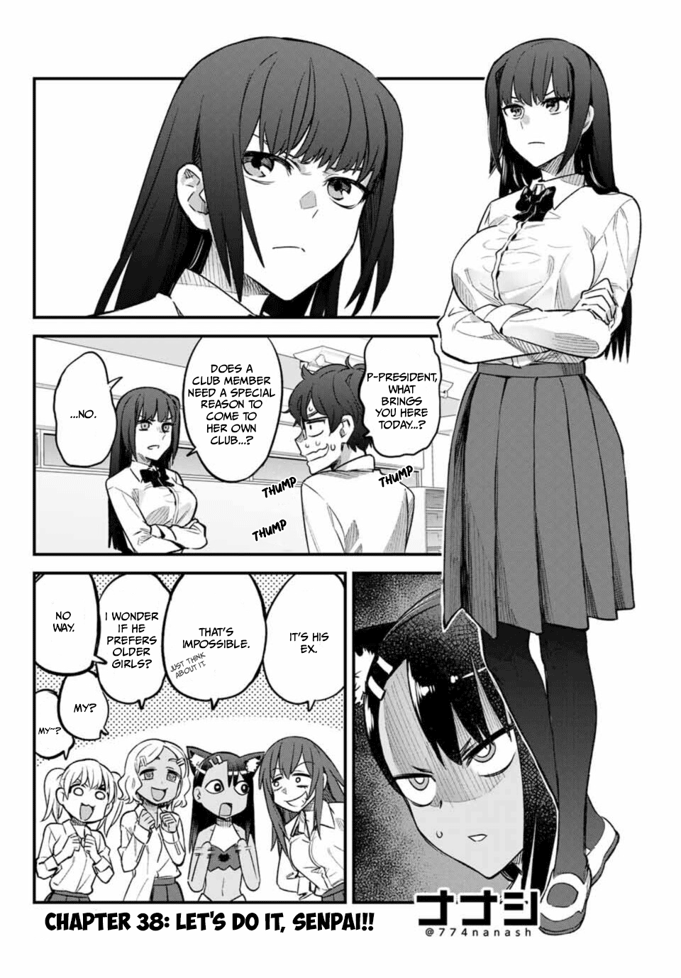 Please don't bully me, Nagatoro Chapter 38 page 2 - Chapter 38: Let's Do It, Senpai!!
