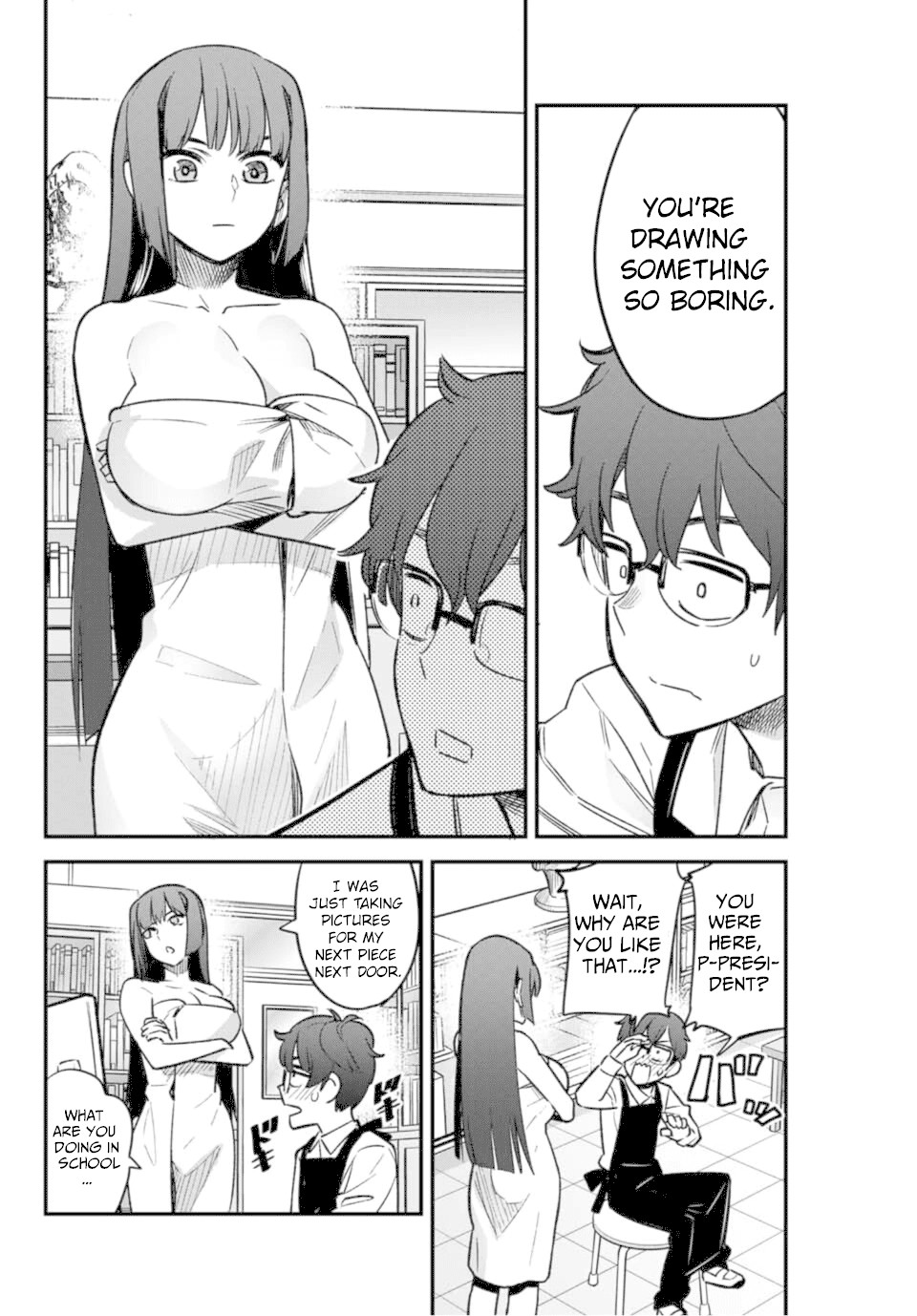 Please don't bully me, Nagatoro Chapter 40 page 12 - Chapter 40: You're just not honest, Senpai~♡