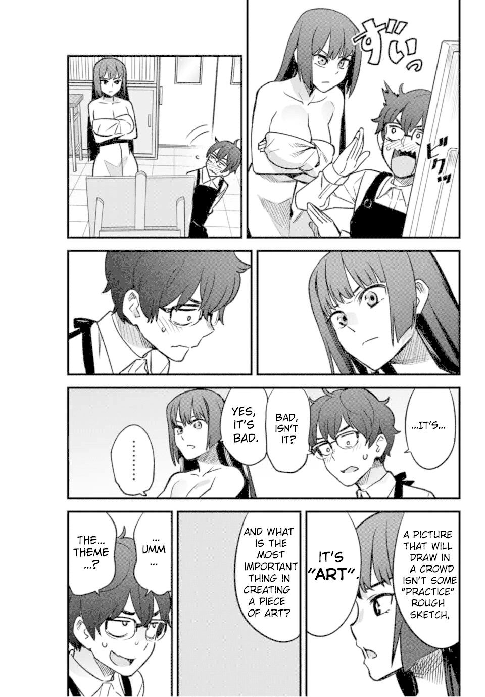 Please don't bully me, Nagatoro Chapter 40 page 13 - Chapter 40: You're just not honest, Senpai~♡