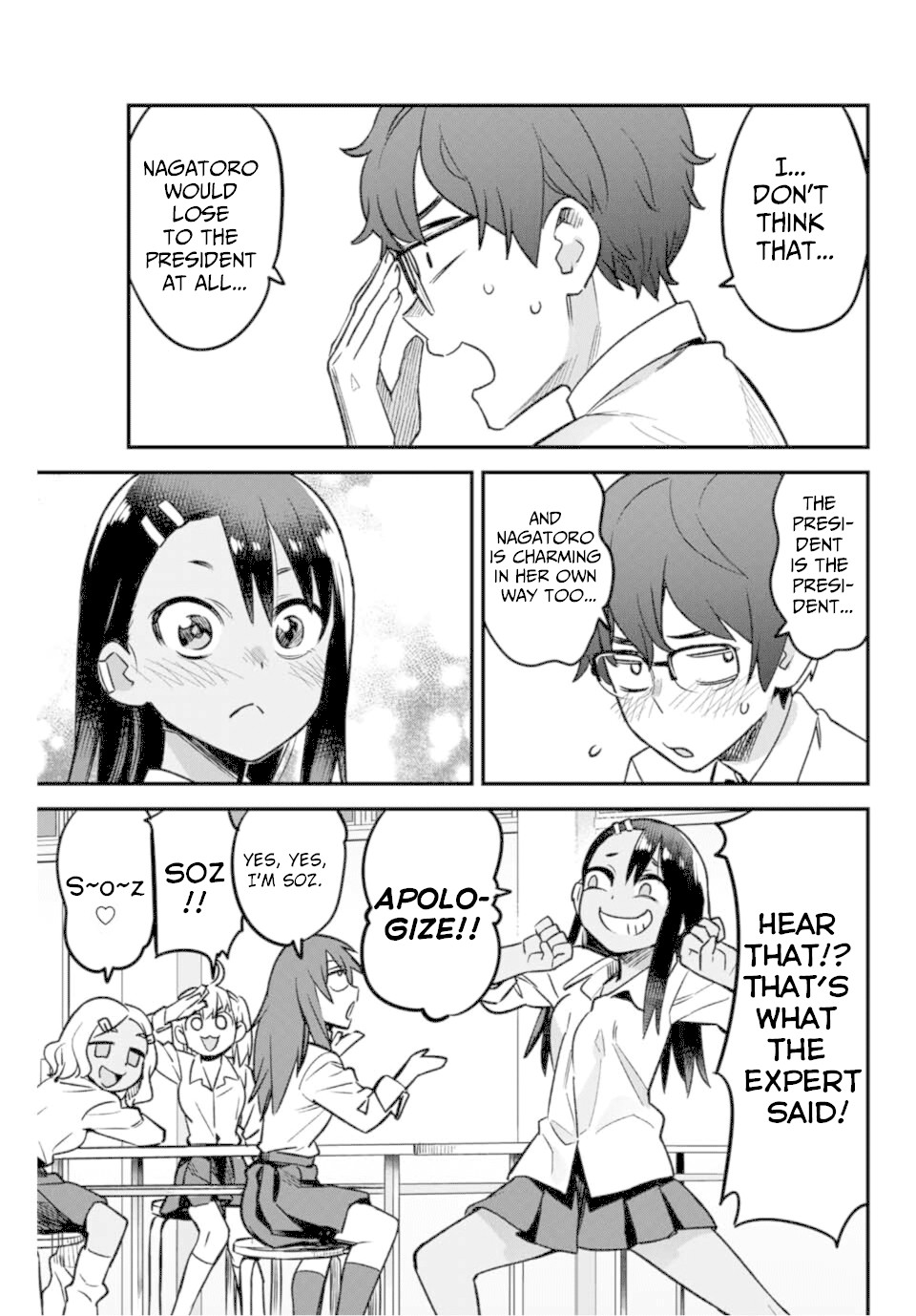 Please don't bully me, Nagatoro Chapter 40 page 3 - Chapter 40: You're just not honest, Senpai~♡