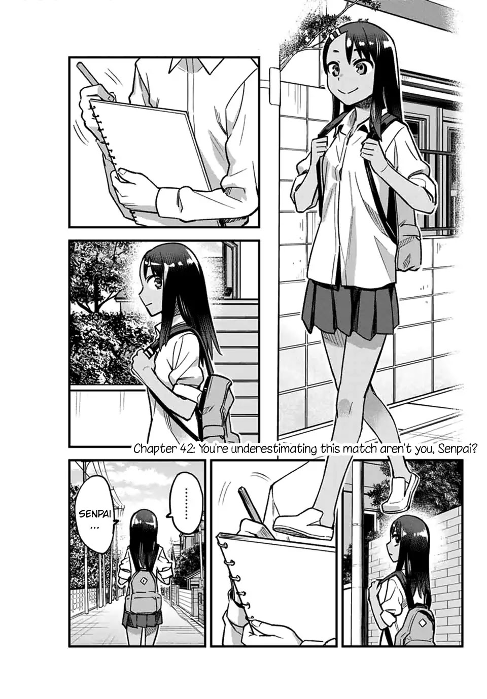 Please don't bully me, Nagatoro Chapter 42 page 1 - Chapter 42: You're underestimating this match aren't you, Senpai?