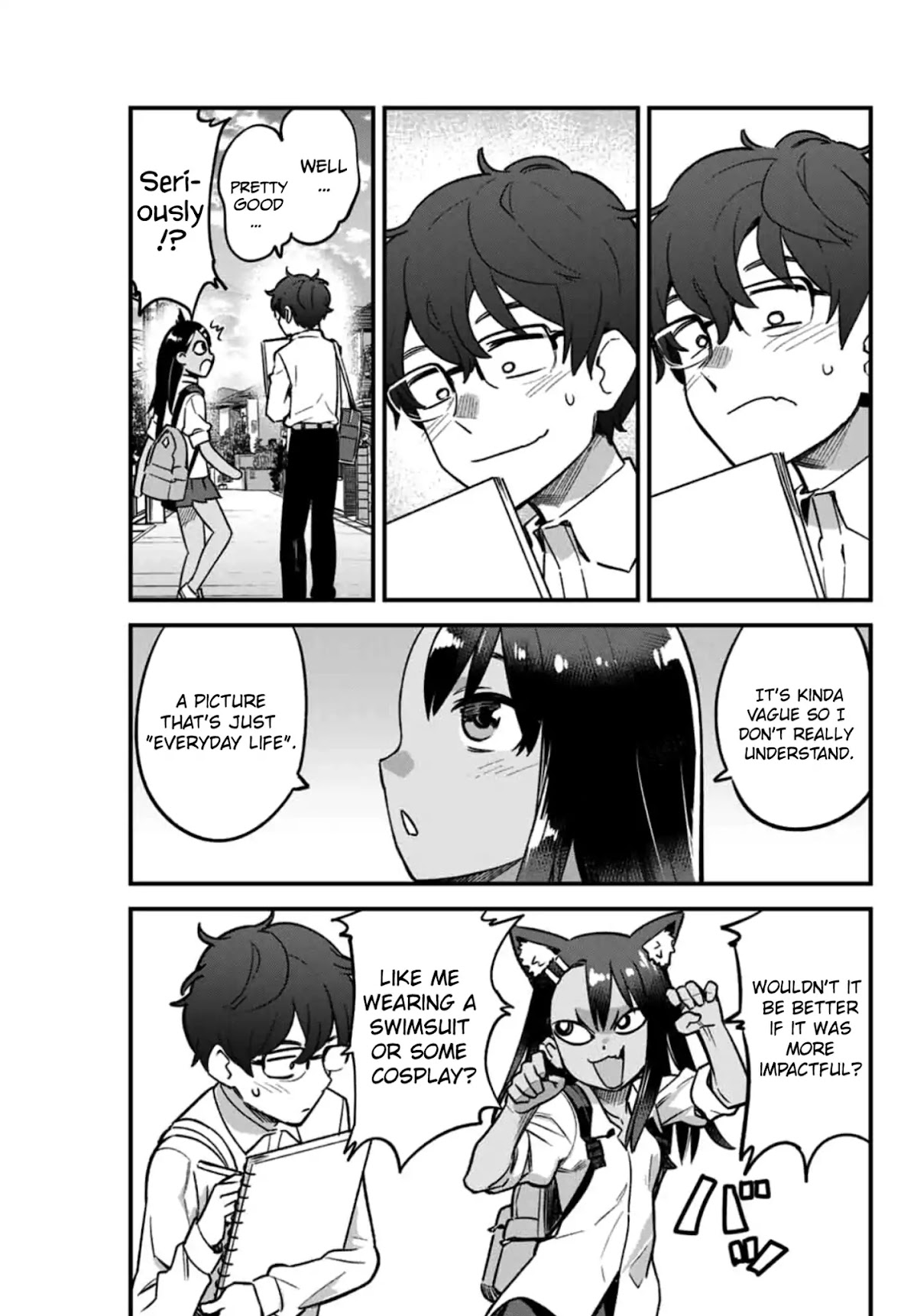 Please don't bully me, Nagatoro Chapter 42 page 15 - Chapter 42: You're underestimating this match aren't you, Senpai?