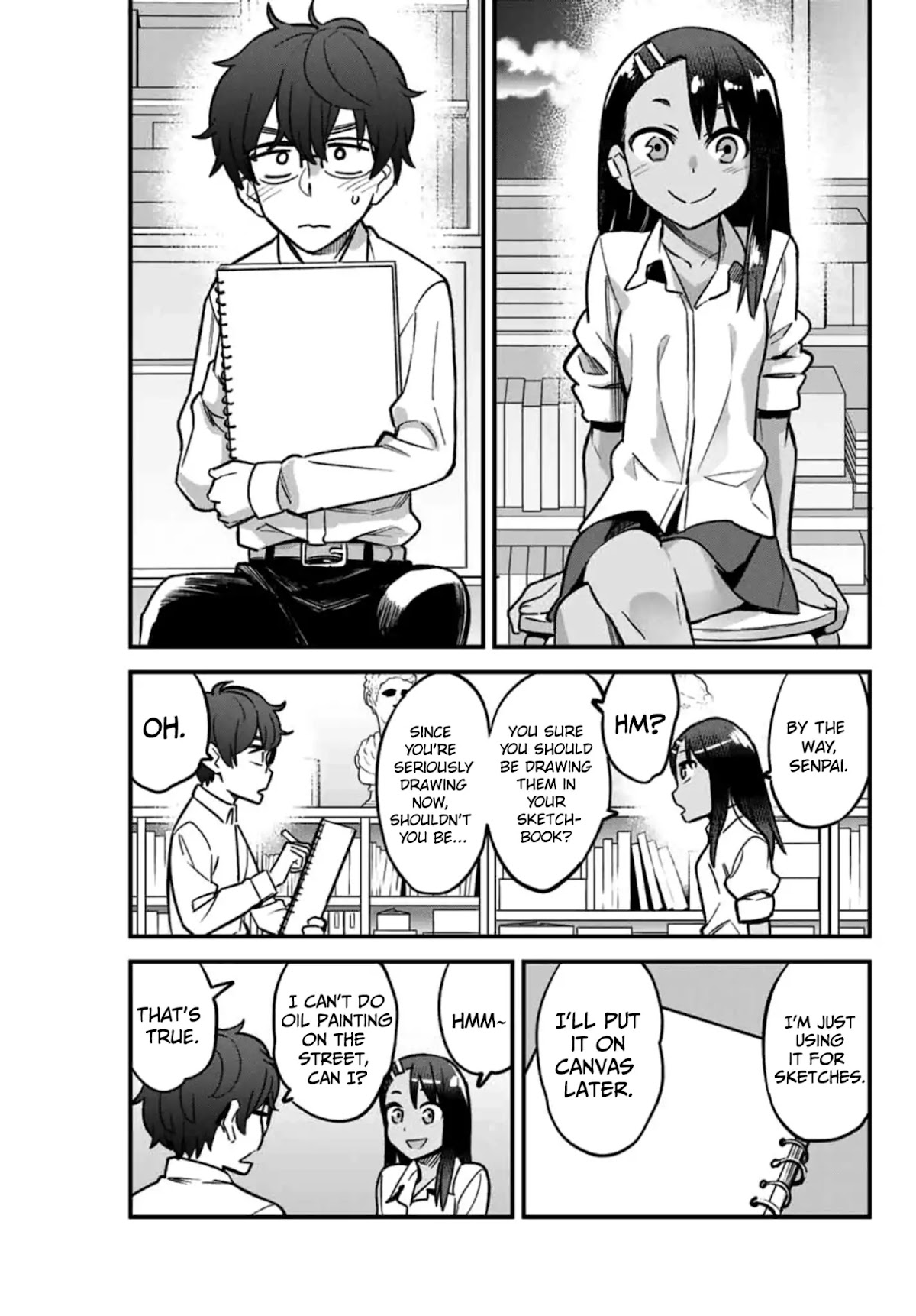 Please don't bully me, Nagatoro Chapter 42 page 9 - Chapter 42: You're underestimating this match aren't you, Senpai?