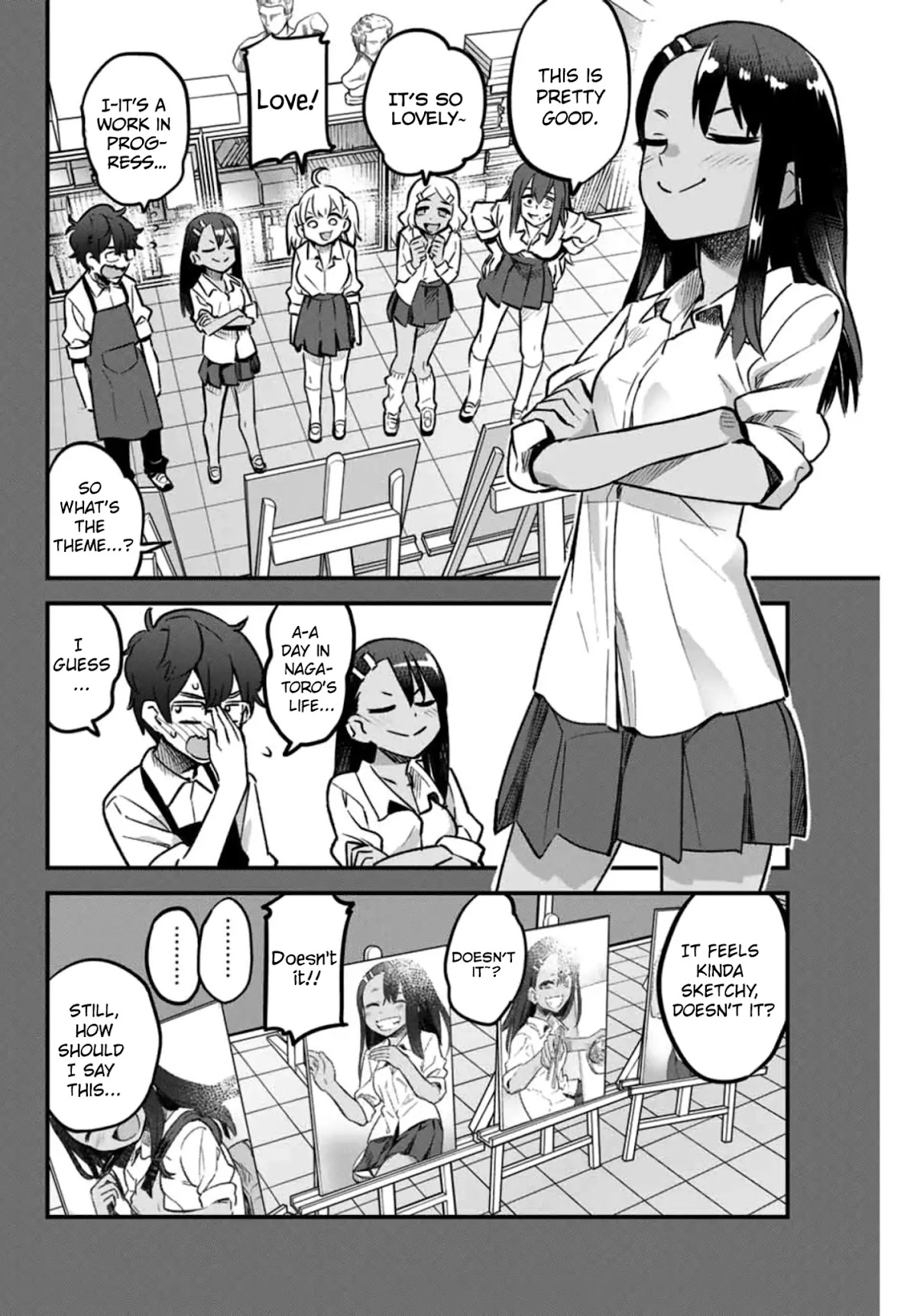 Please don't bully me, Nagatoro Chapter 43 page 6 - Chapter 43: You can definitely put up a good fight, Senpai!!