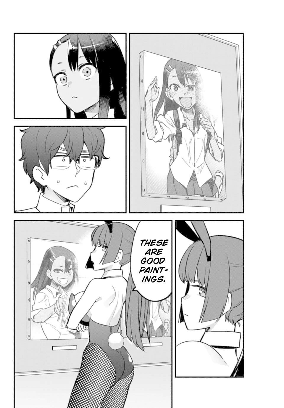 Please don't bully me, Nagatoro Chapter 46 page 12 - Chapter 46: She's saying there's "love," Senpai.