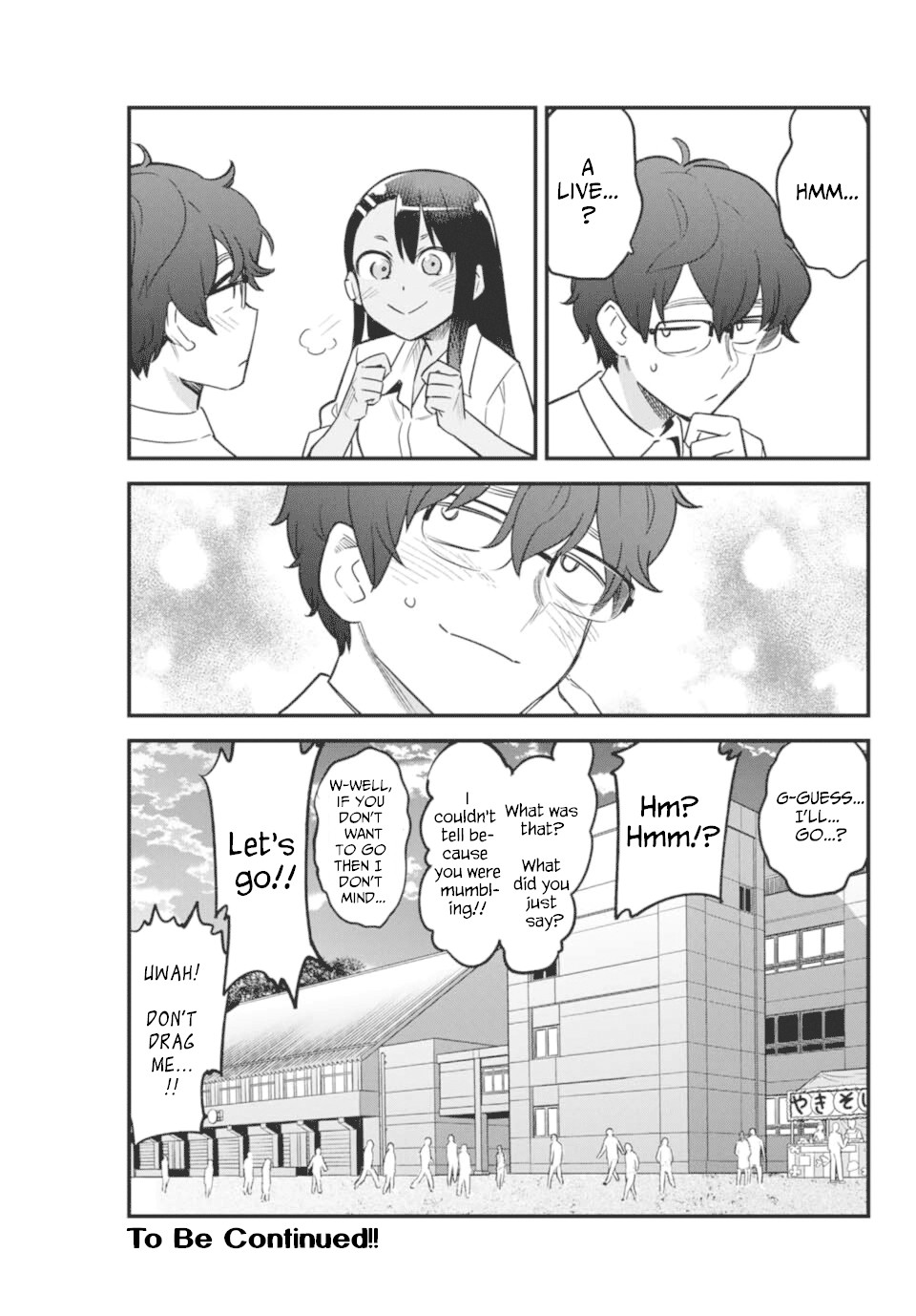 Please don't bully me, Nagatoro Chapter 46 page 19 - Chapter 46: She's saying there's "love," Senpai.