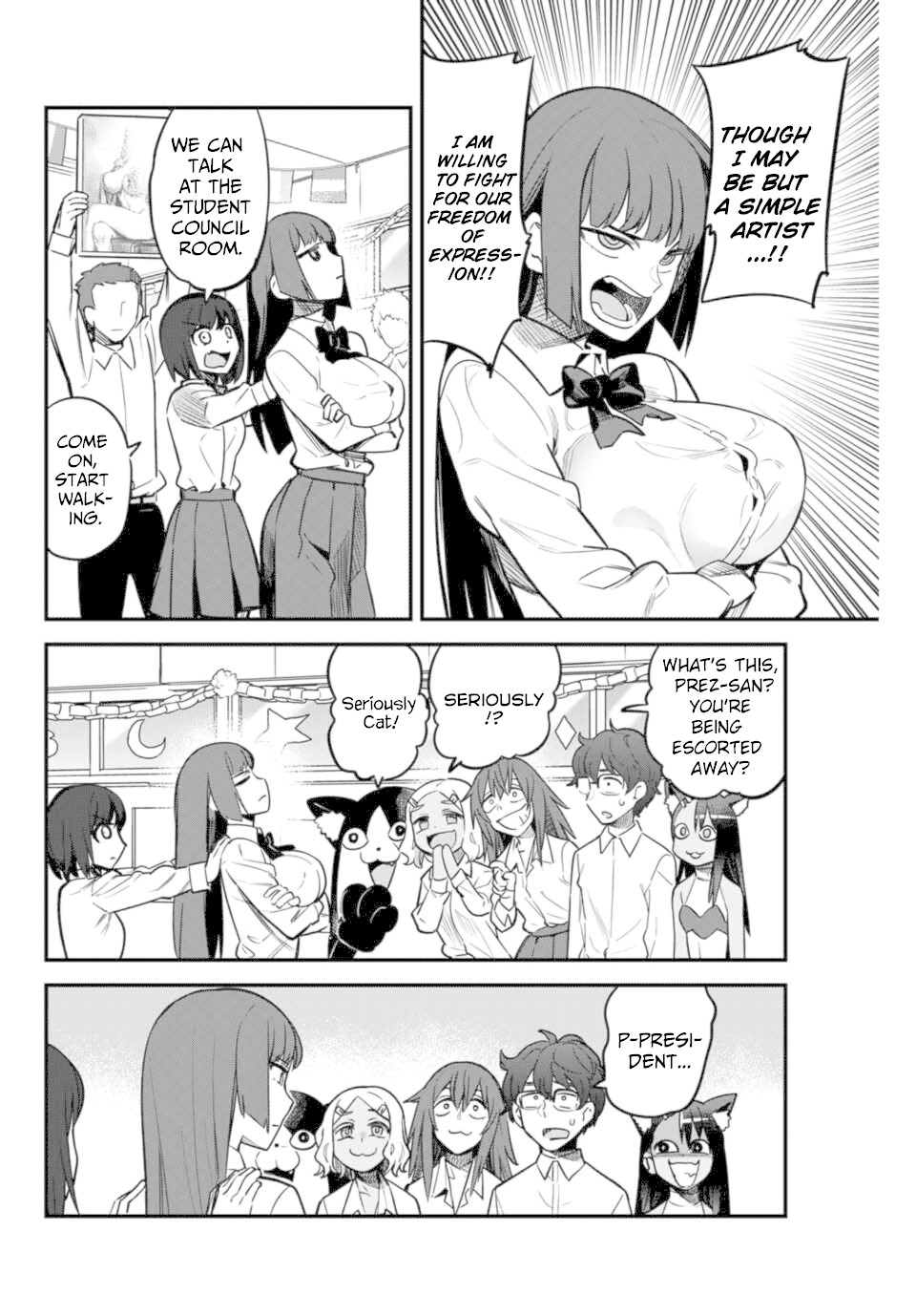 Please don't bully me, Nagatoro Chapter 46 page 2 - Chapter 46: She's saying there's "love," Senpai.