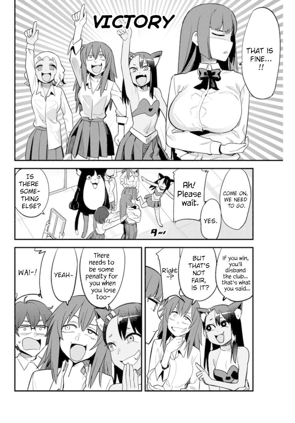 Please don't bully me, Nagatoro Chapter 46 page 4 - Chapter 46: She's saying there's "love," Senpai.