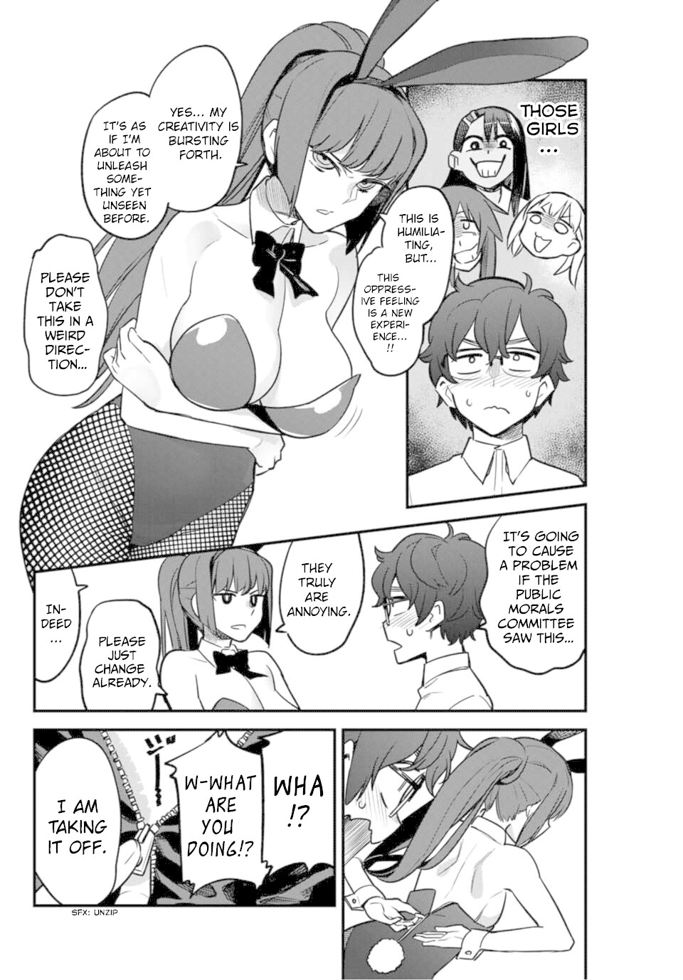 Please don't bully me, Nagatoro Chapter 46 page 8 - Chapter 46: She's saying there's "love," Senpai.
