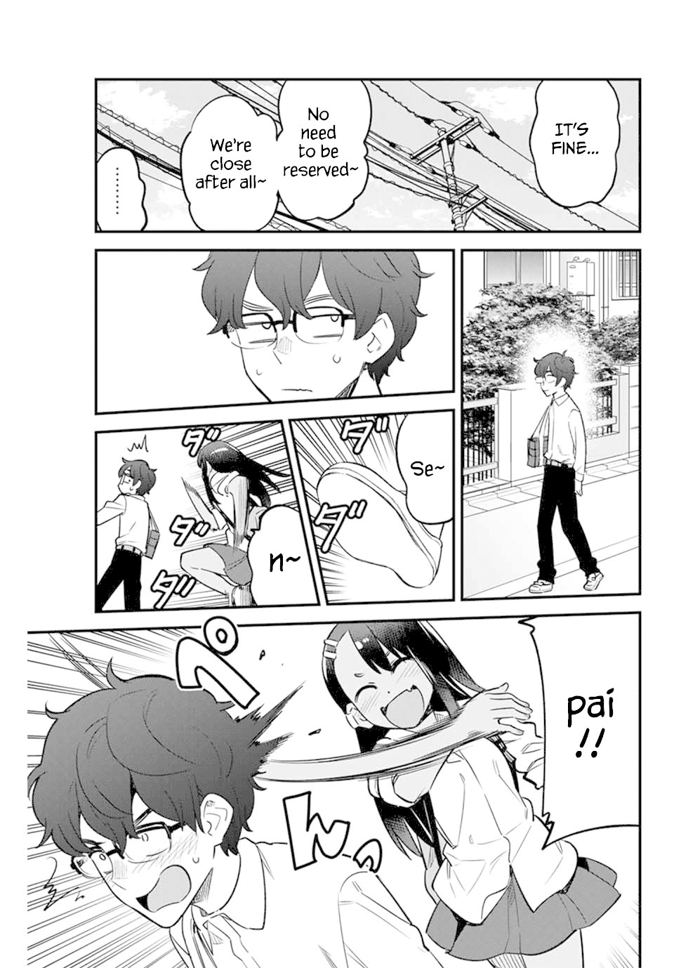 Please don't bully me, Nagatoro Chapter 47 page 7 - Chapter 47: We're close after all~