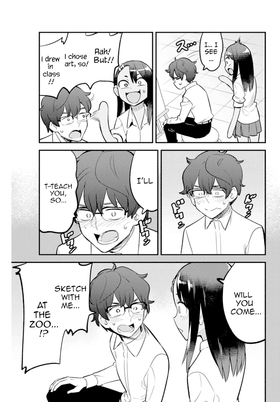 Please don't bully me, Nagatoro Chapter 50 page 13 - Chapter 50: You're inviting me, Senpai!?