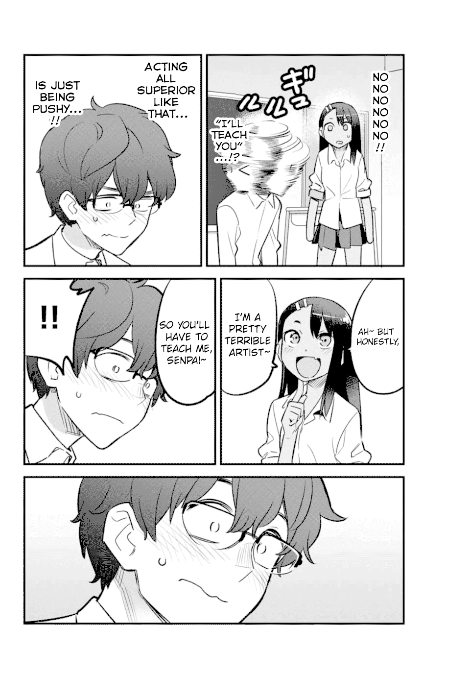 Please don't bully me, Nagatoro Chapter 50 page 14 - Chapter 50: You're inviting me, Senpai!?