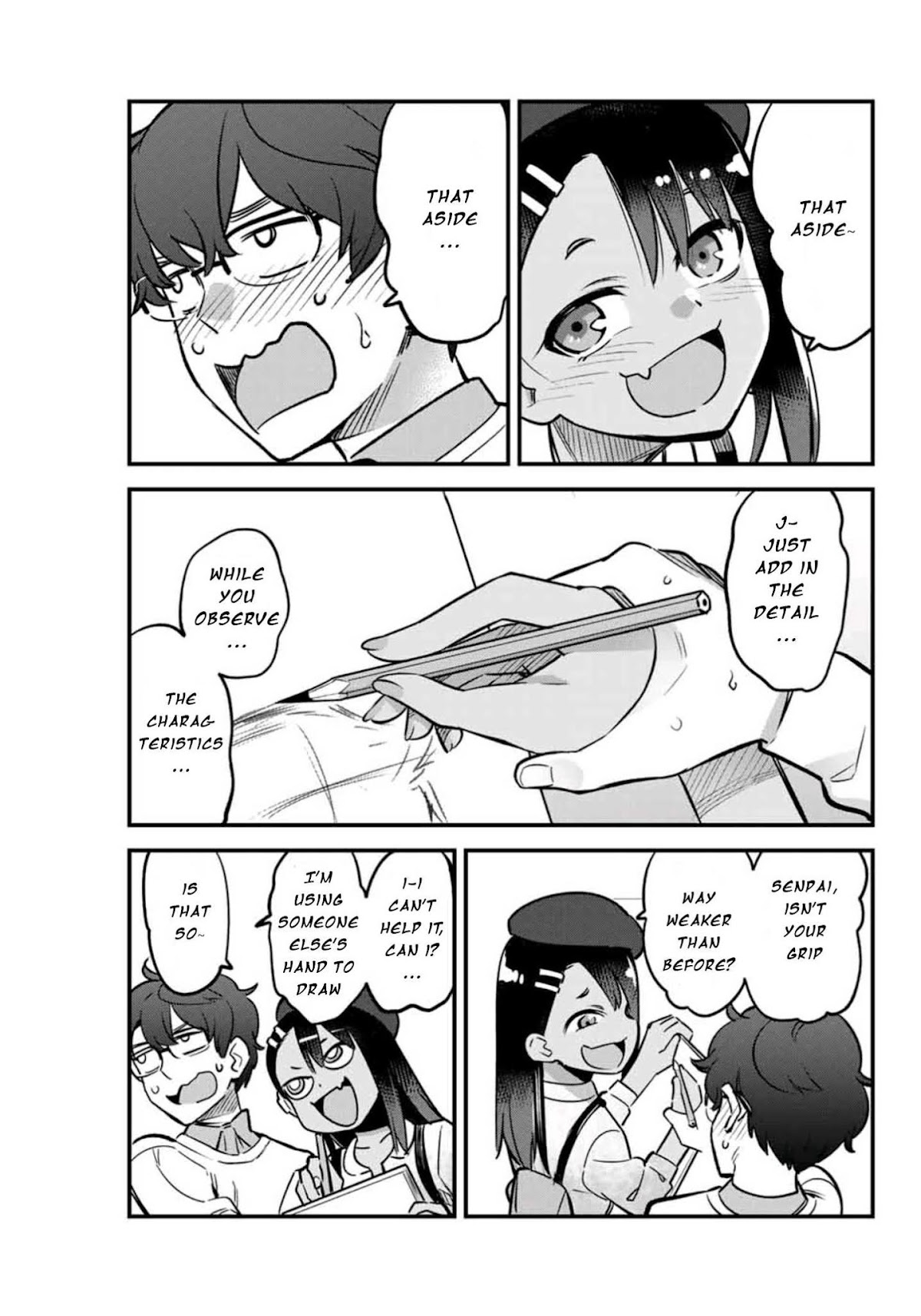 Please don't bully me, Nagatoro Chapter 51 page 12 - Chapter 51: Give Me A Hand and Teach Me Everything, Senpai