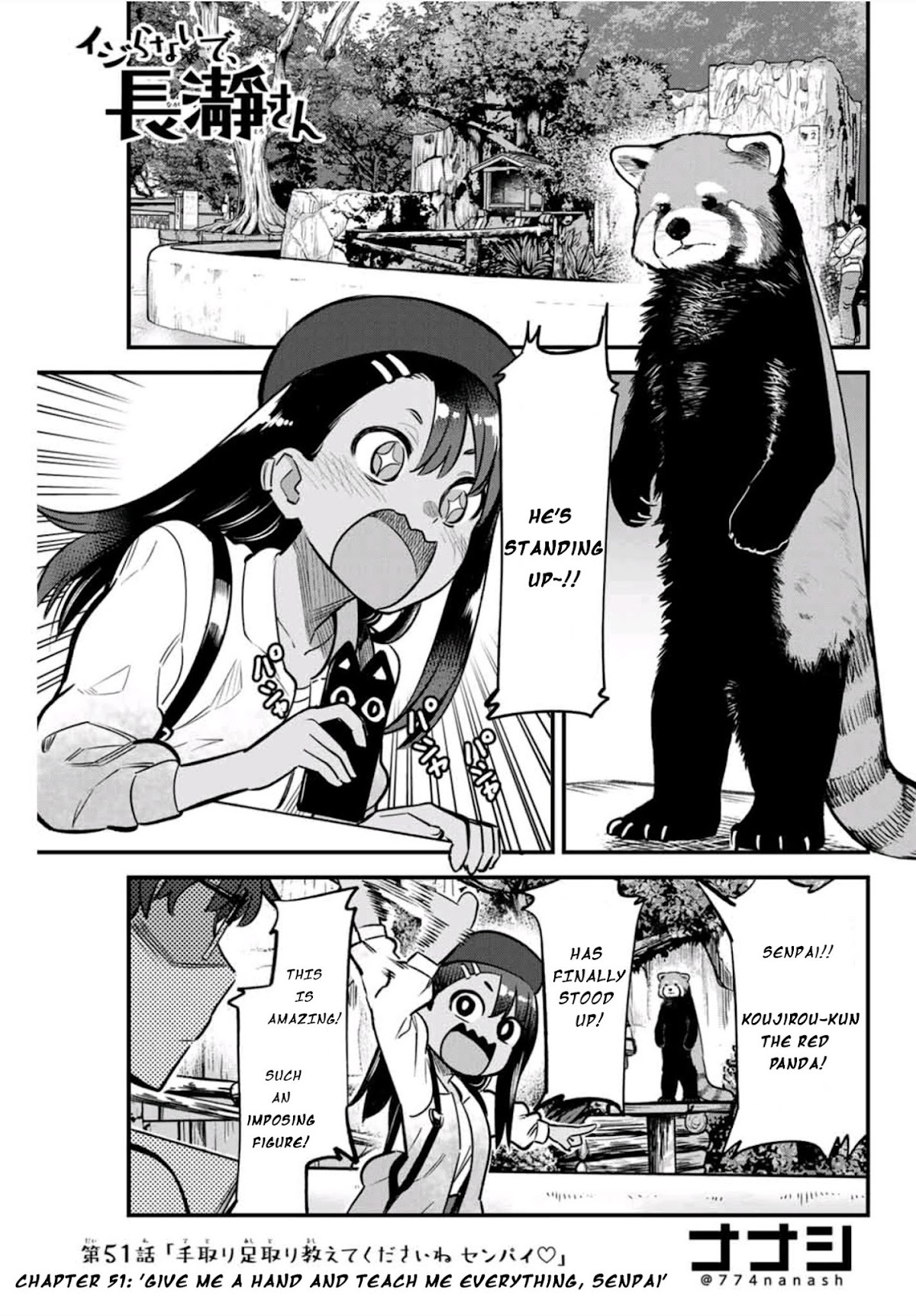 Please don't bully me, Nagatoro Chapter 51 page 2 - Chapter 51: Give Me A Hand and Teach Me Everything, Senpai