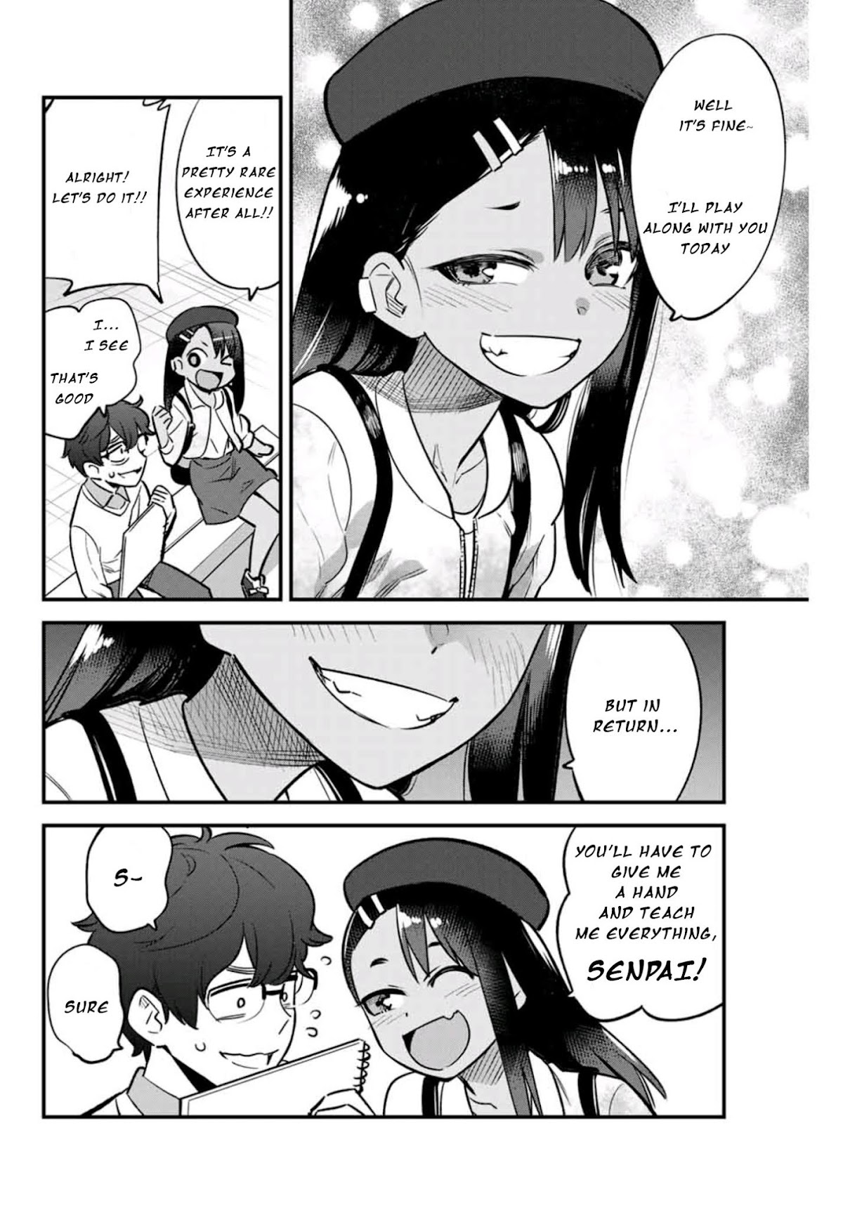 Please don't bully me, Nagatoro Chapter 51 page 5 - Chapter 51: Give Me A Hand and Teach Me Everything, Senpai